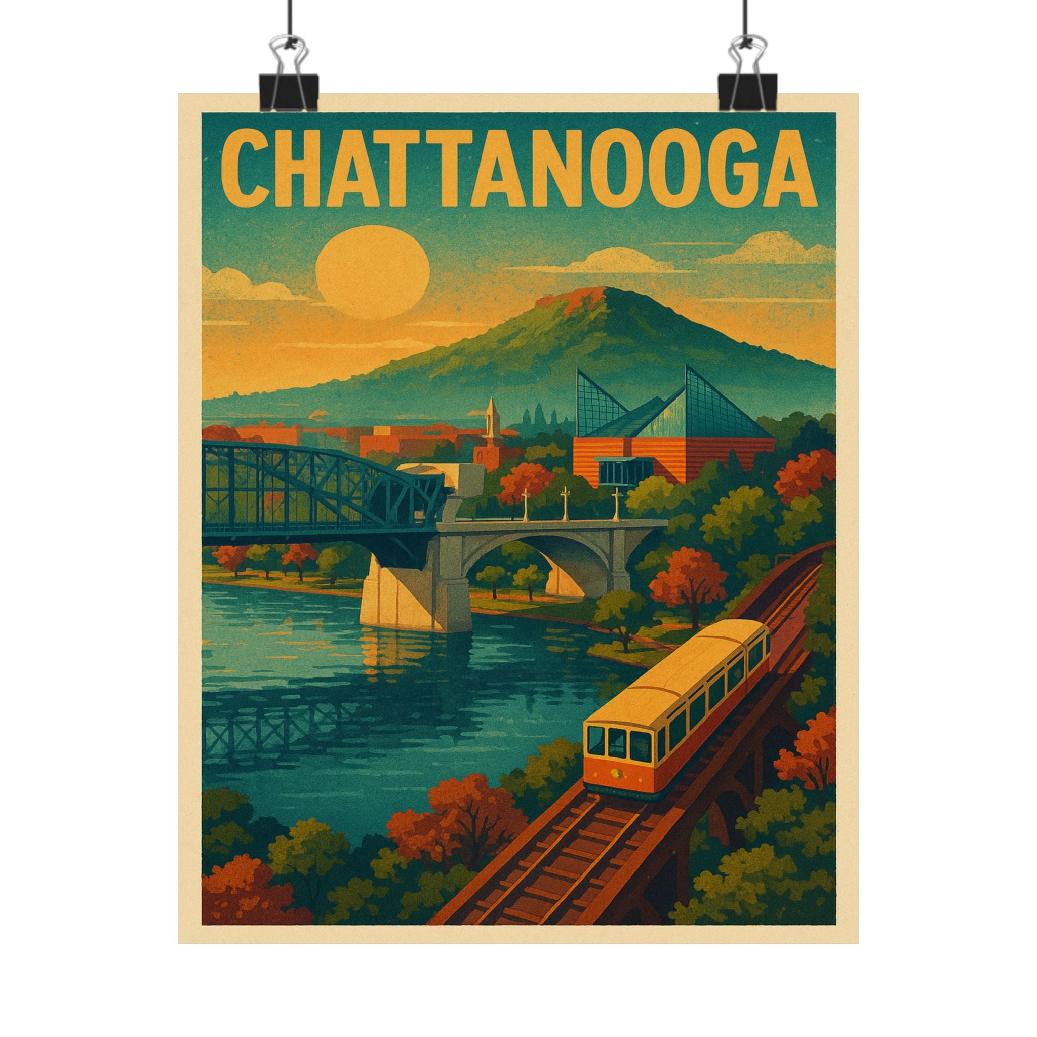 Cityscape Print - Chattanooga