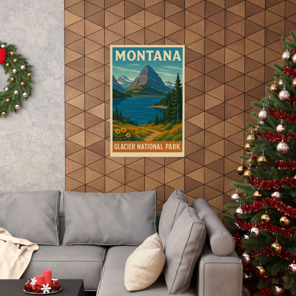 Vertical Print - Glacier National Park