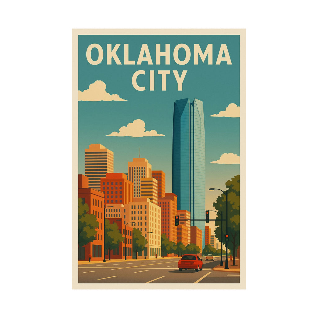 Cityscape Print - Oklahoma City