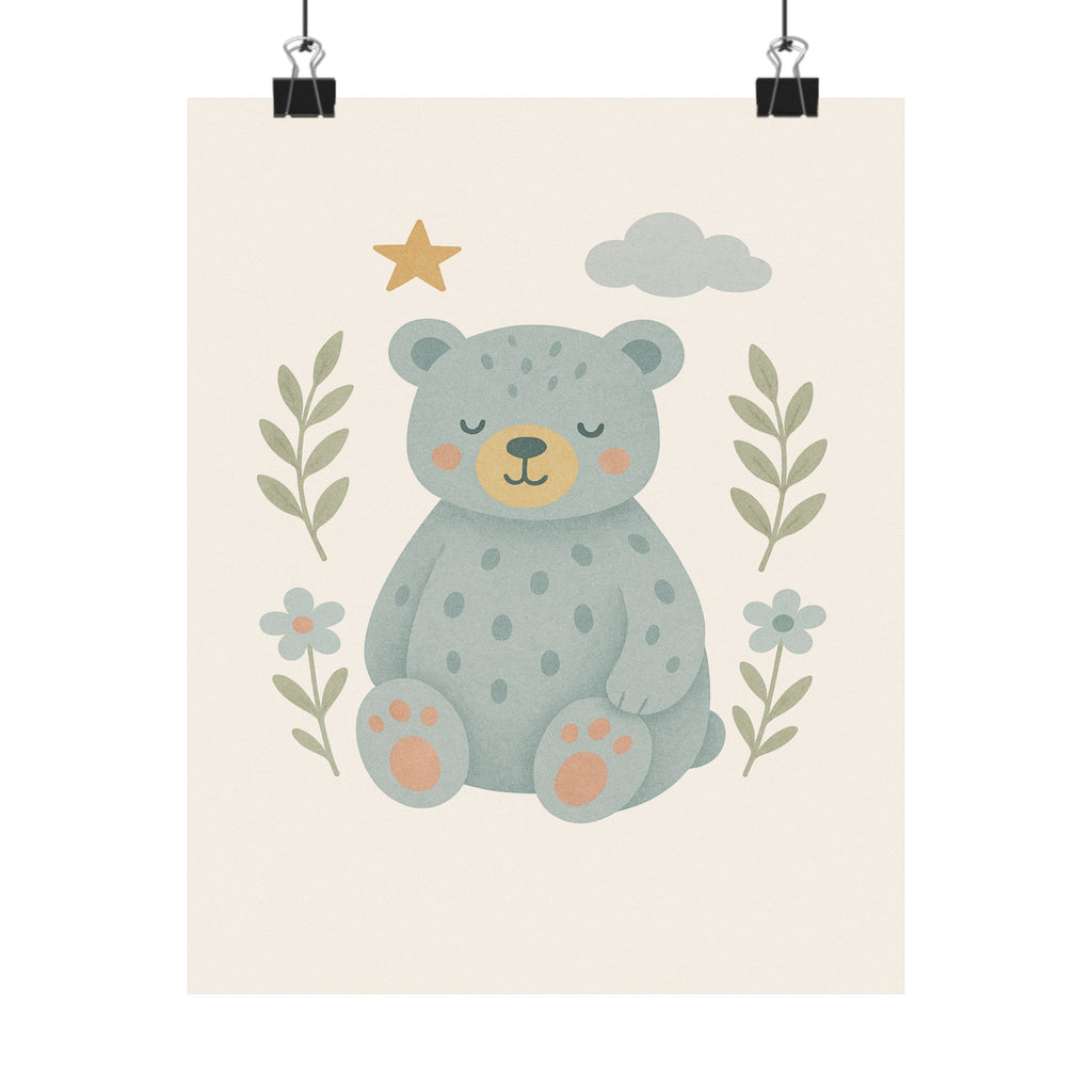 Children’s Print - Blue Bear