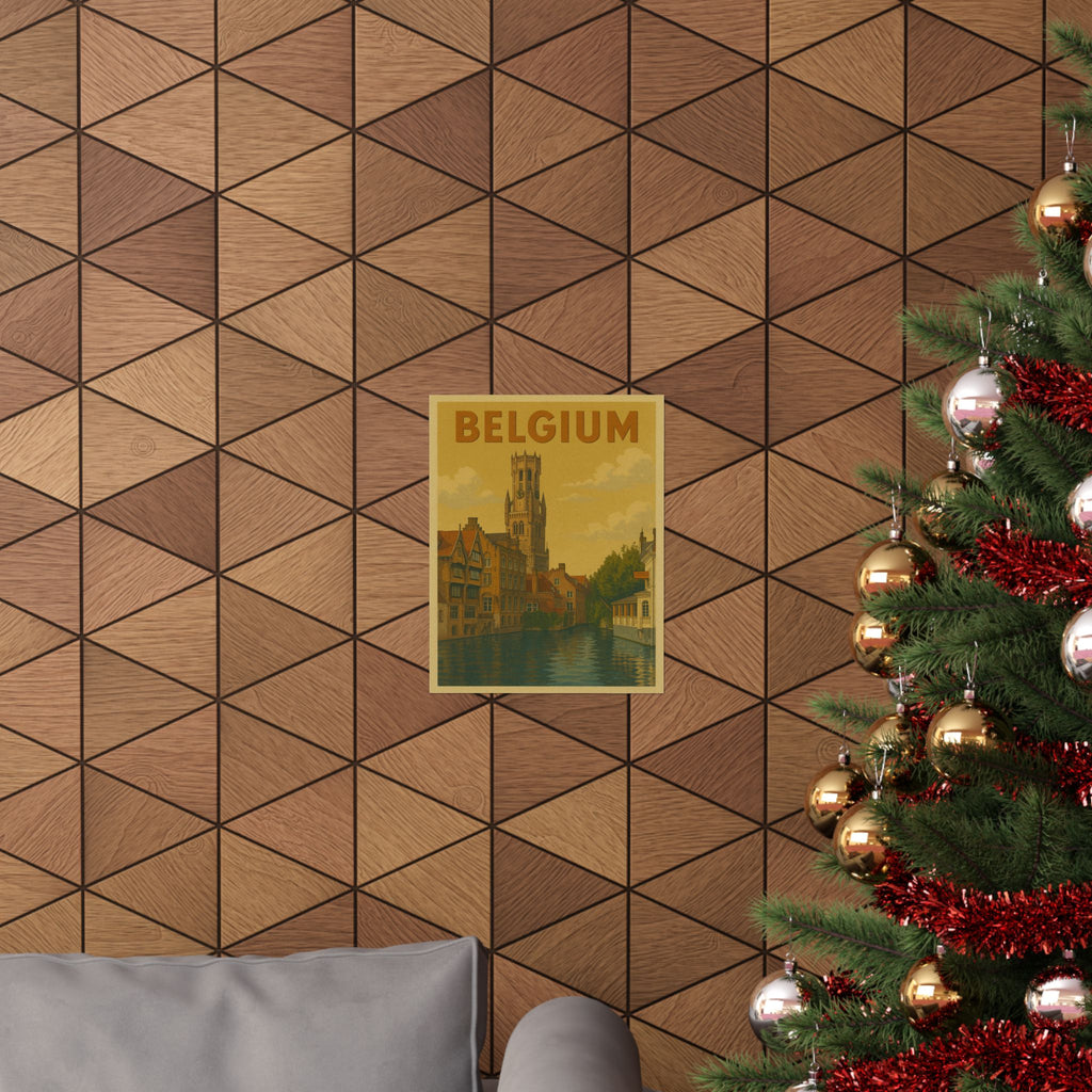 Cityscape Print - Belgium