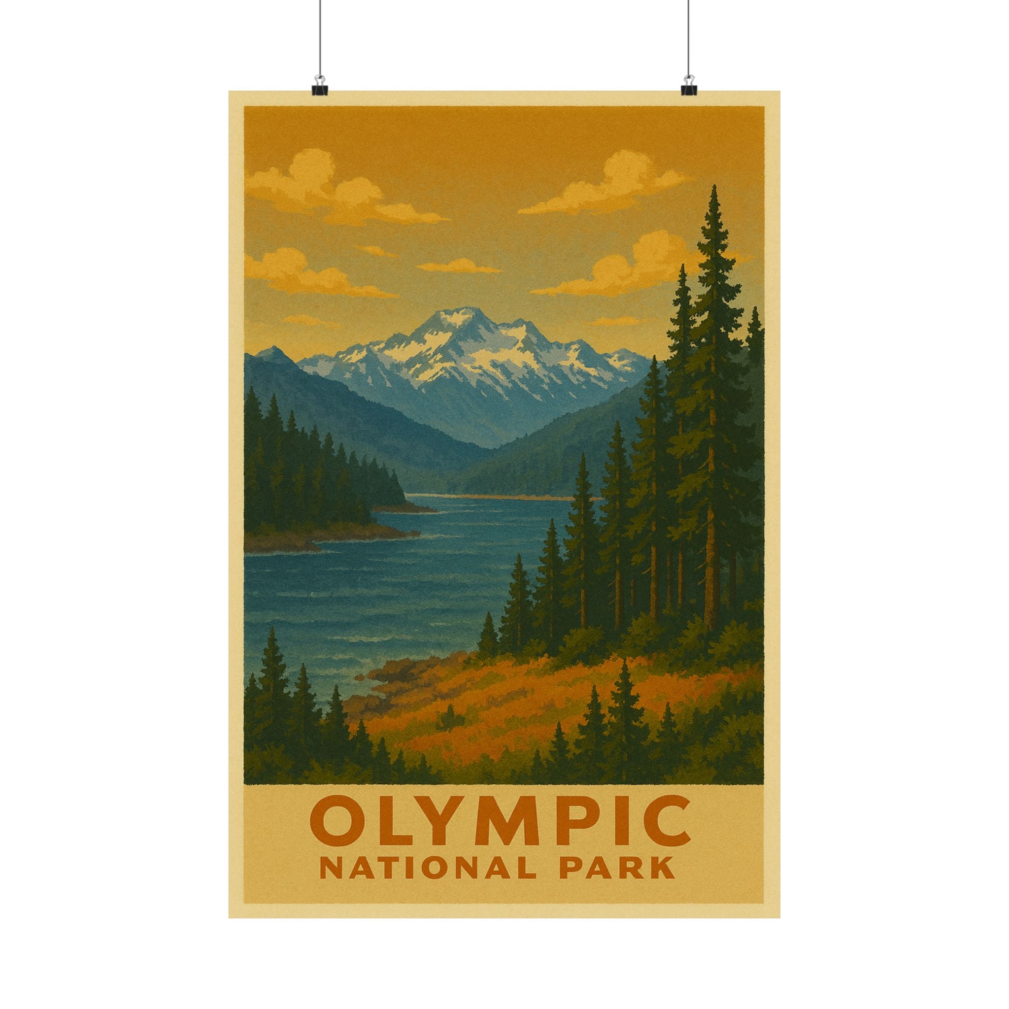 Vertical Print - Olympic National Park