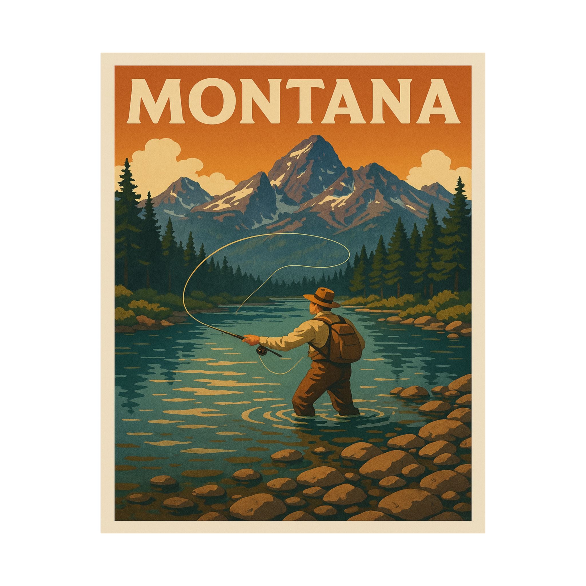 Cityscape Print - Montana