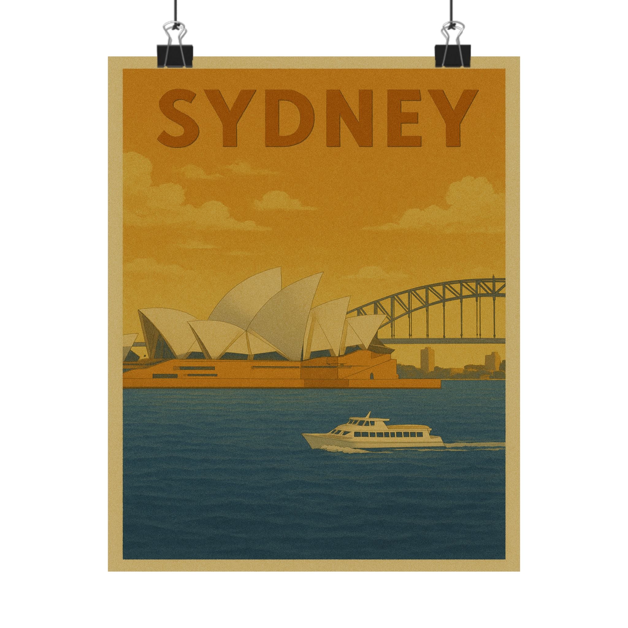 Cityscape Print - Sydney Australia