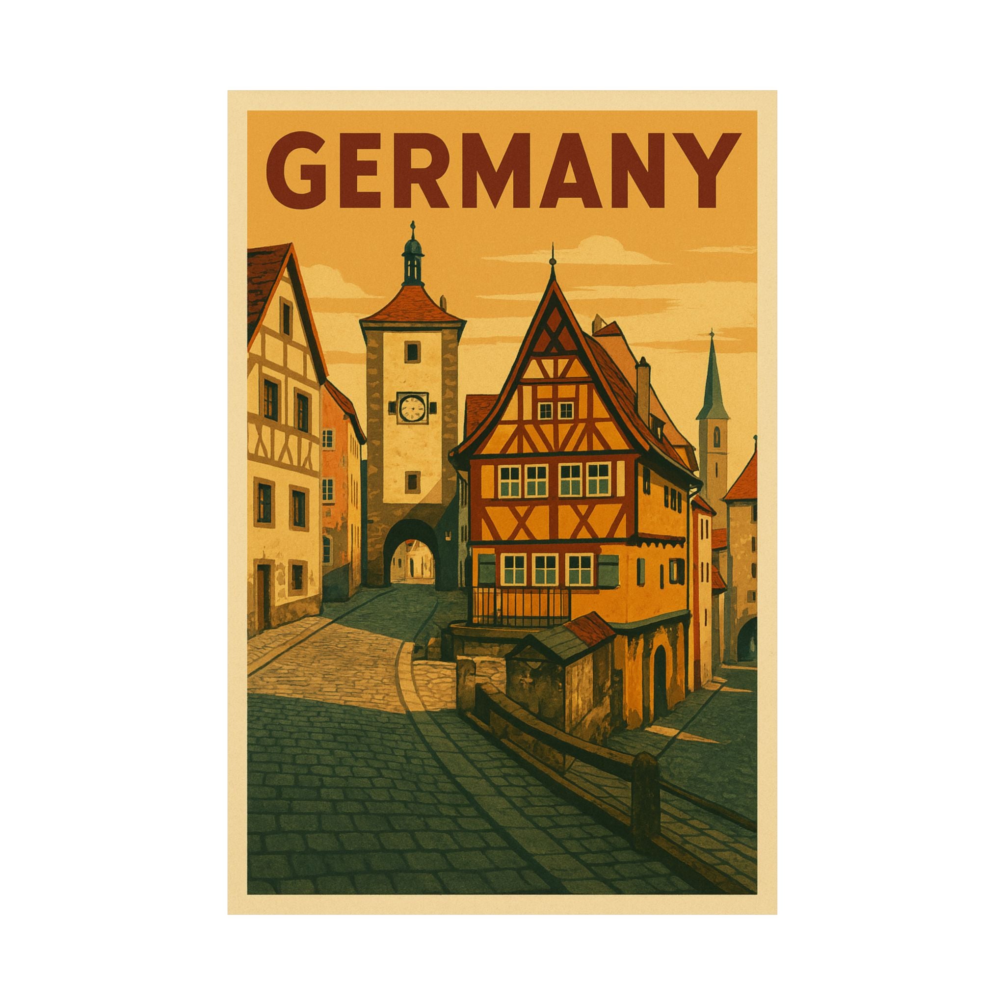 Cityscape Print - Germany