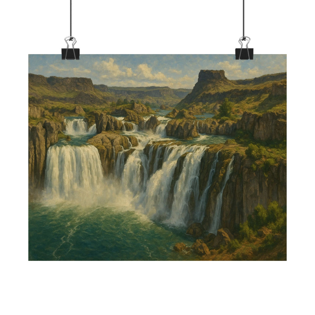 Nature Print - Waterfalls