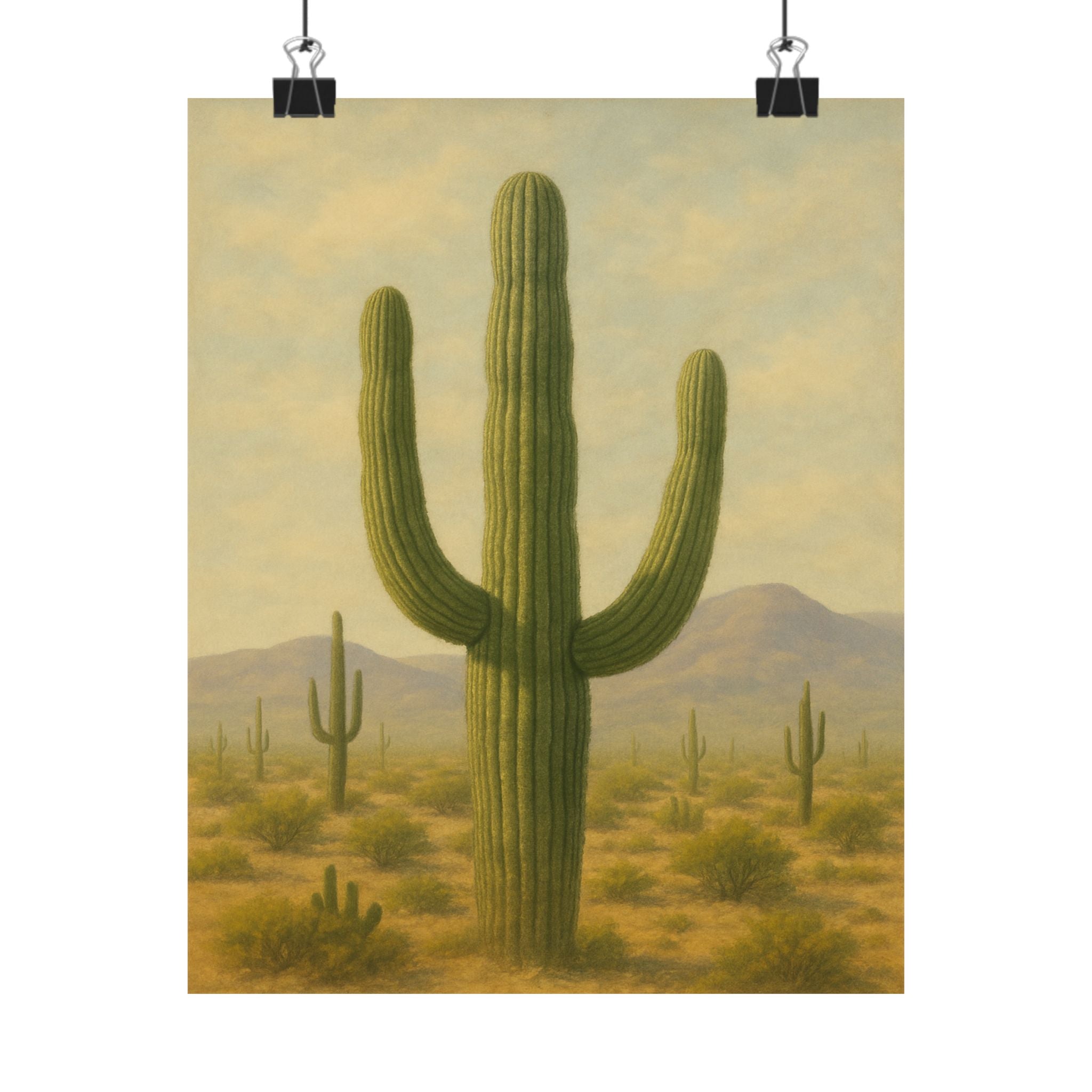 Nature Print - Saguaro Cactus