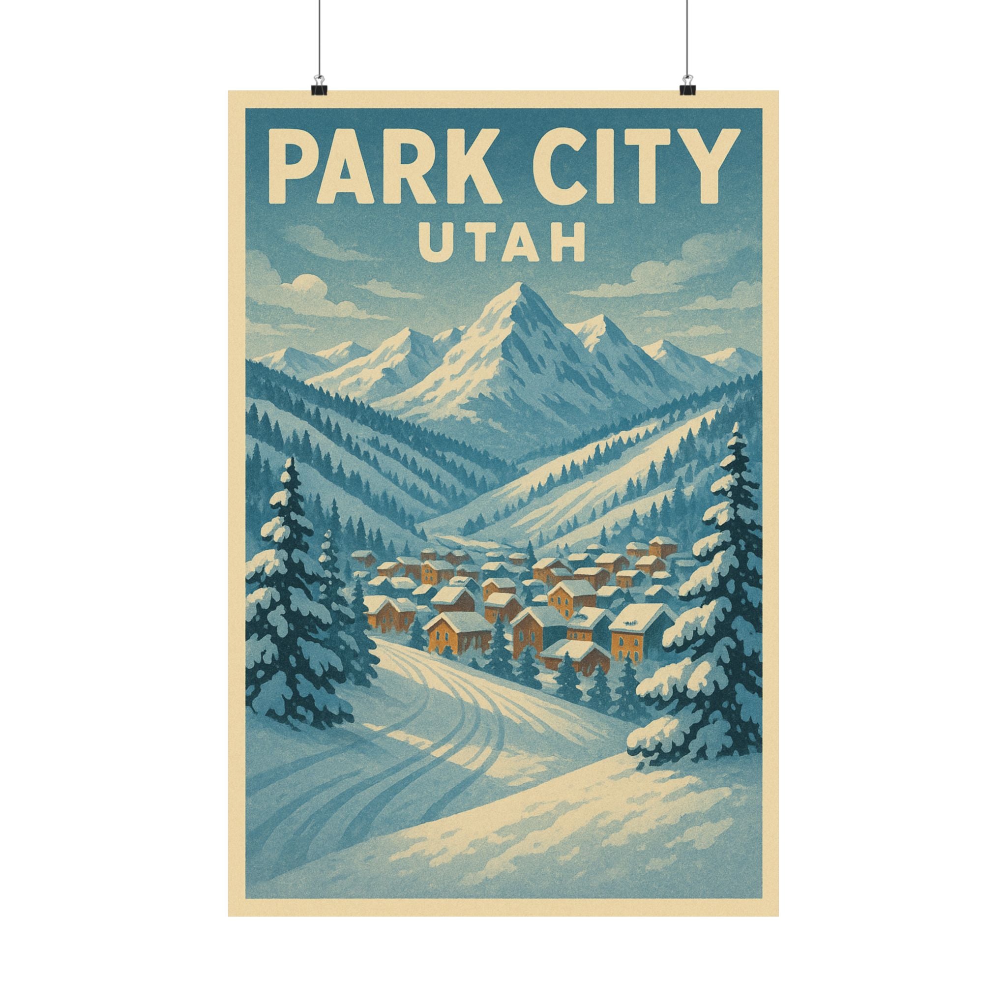Cityscape Print - Park City