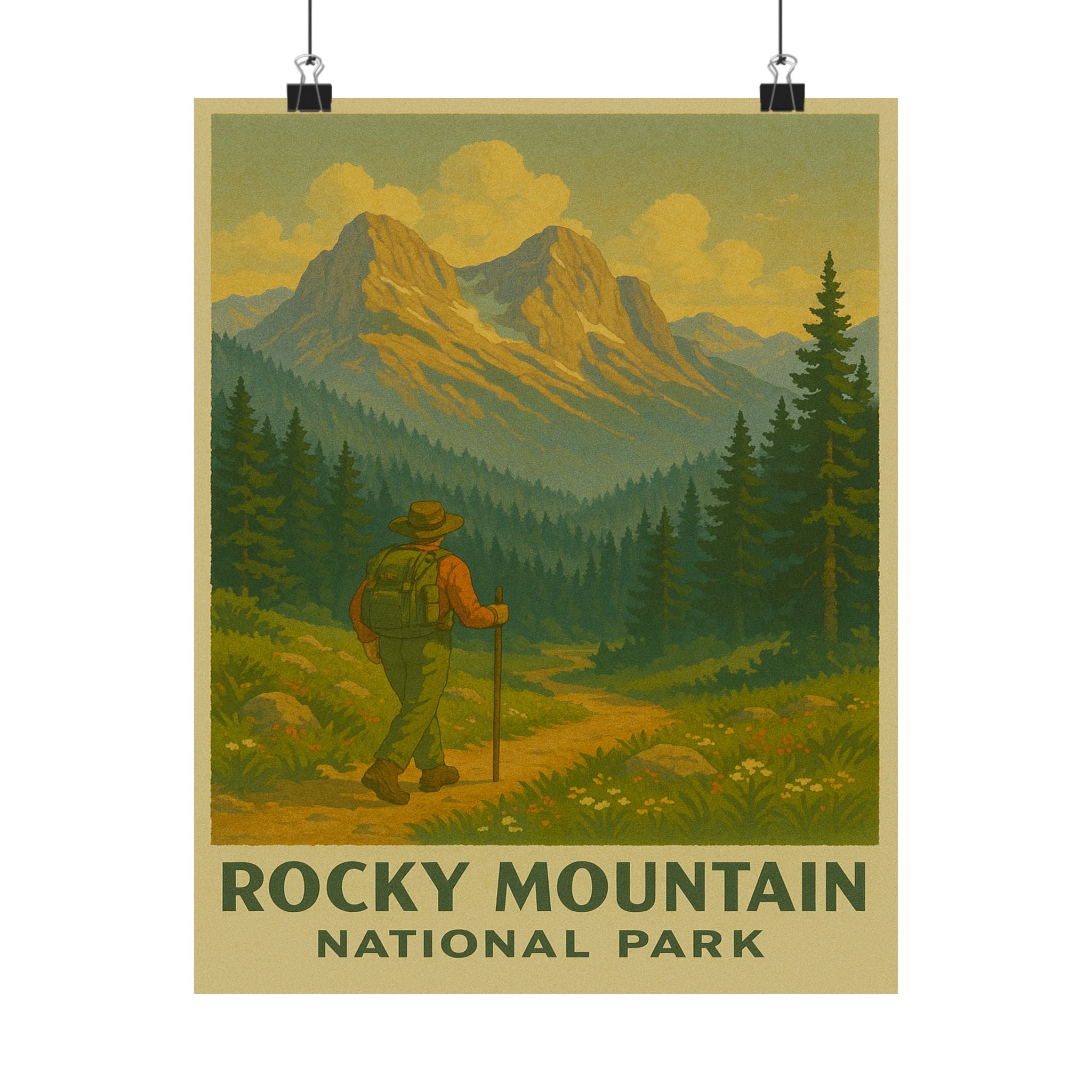 Vertical Print - Rocky Mountain National Park