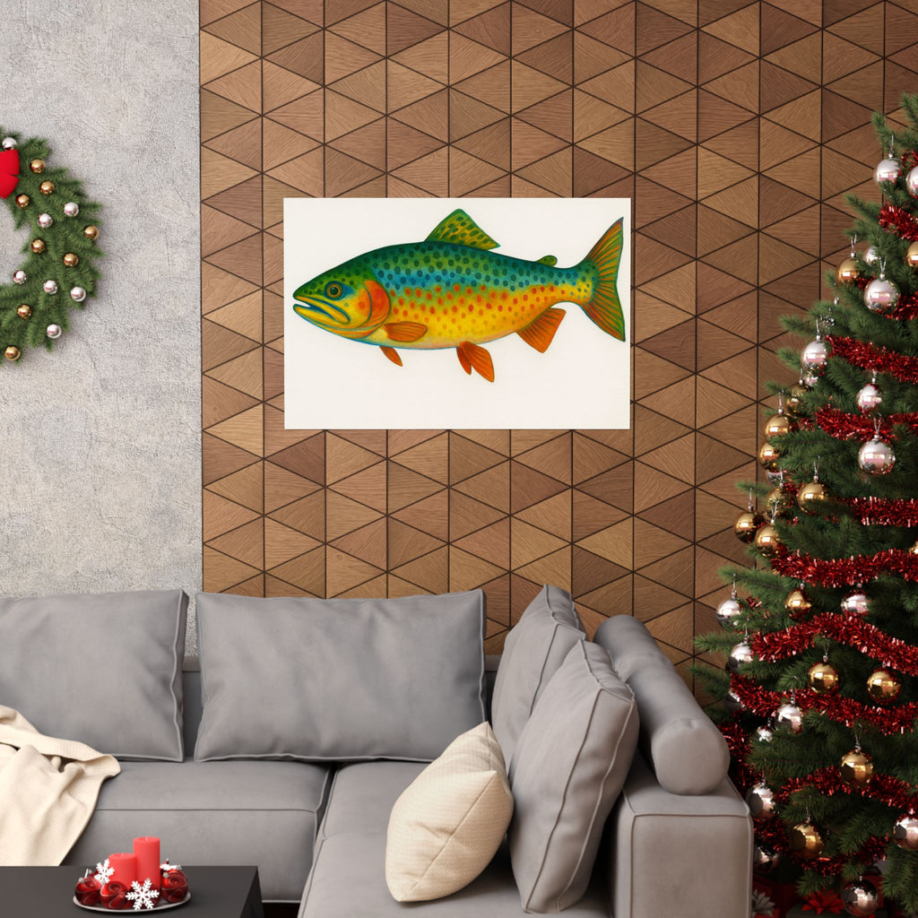 Wildlife Print - Colorful Trout