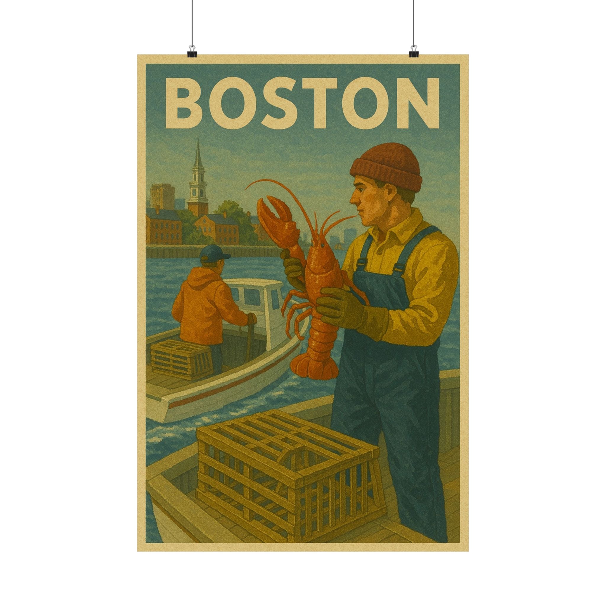Cityscape Print - Boston