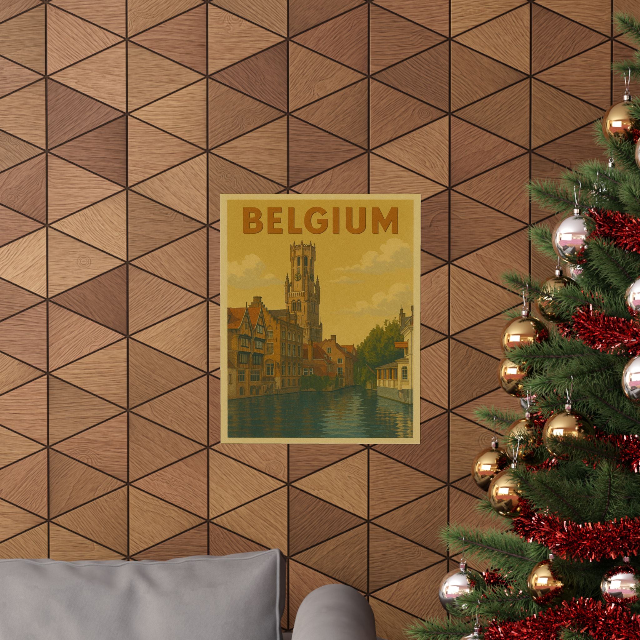 Cityscape Print - Belgium