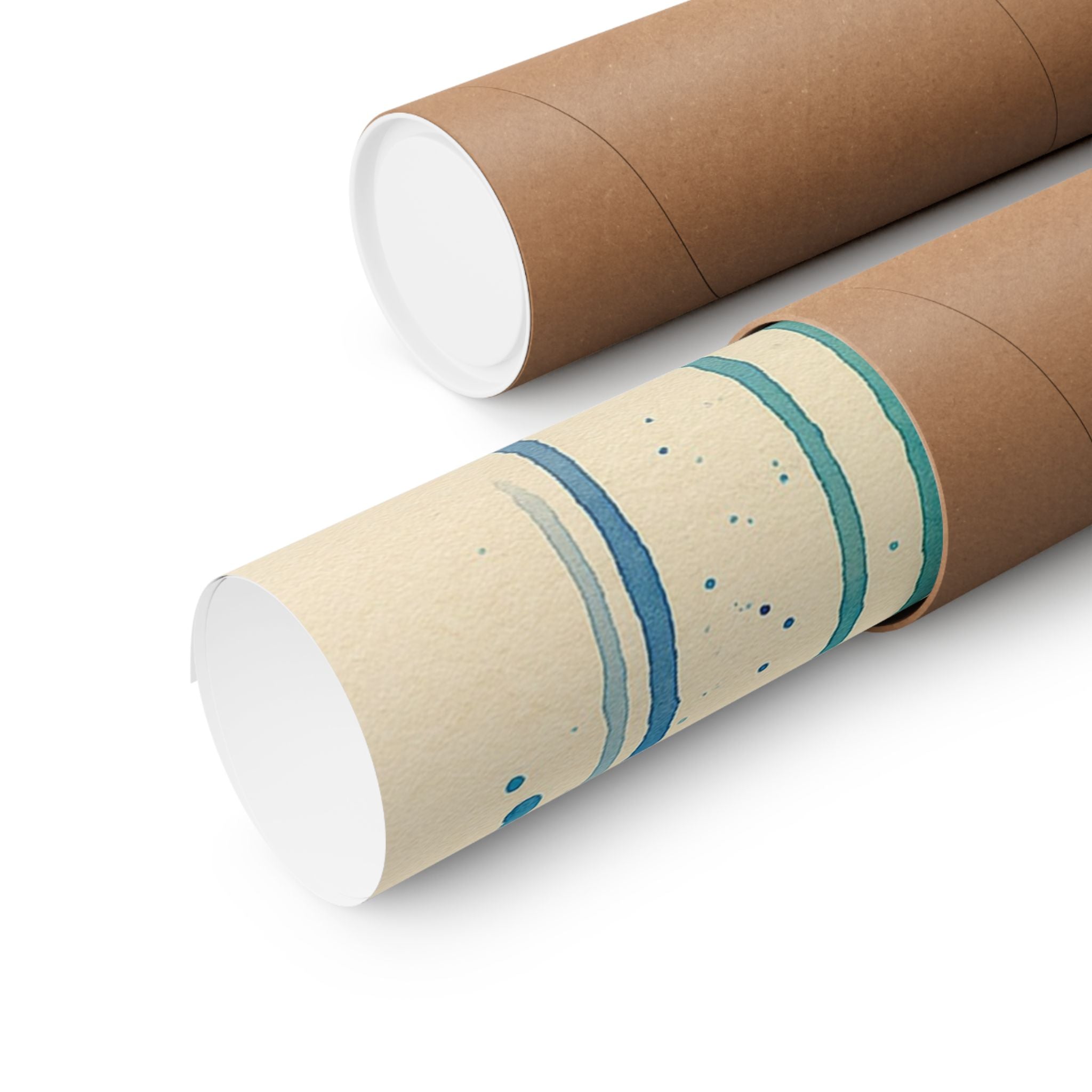 Abstract Print - Rainbow Drip 2