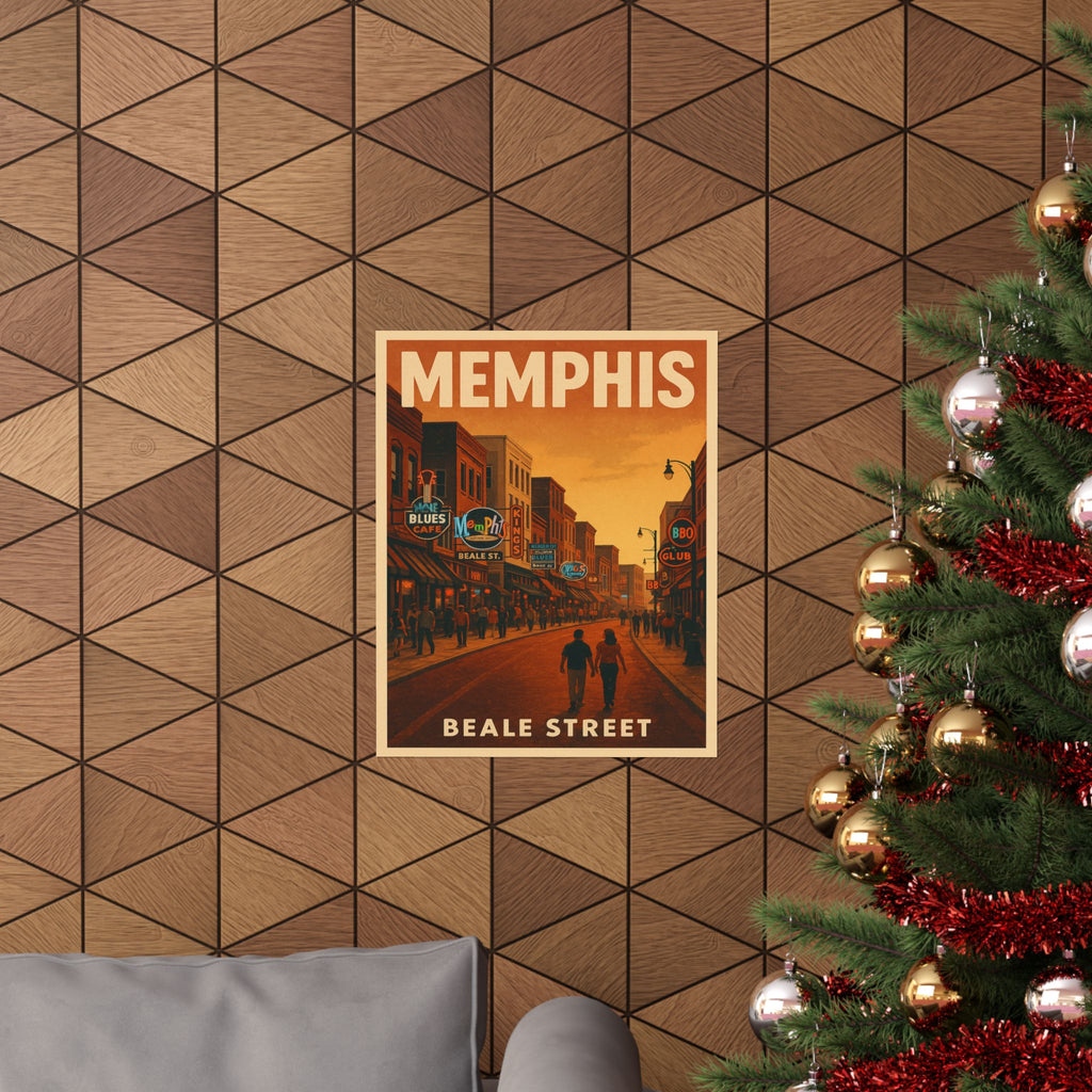 Cityscape Print - Memphis Beale