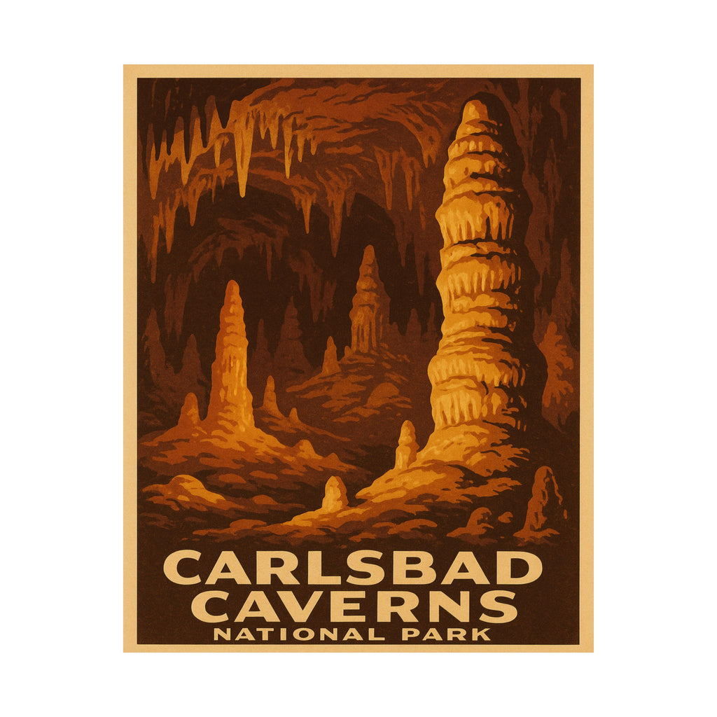 Vertical Print - Carlsbad Caverns National Park