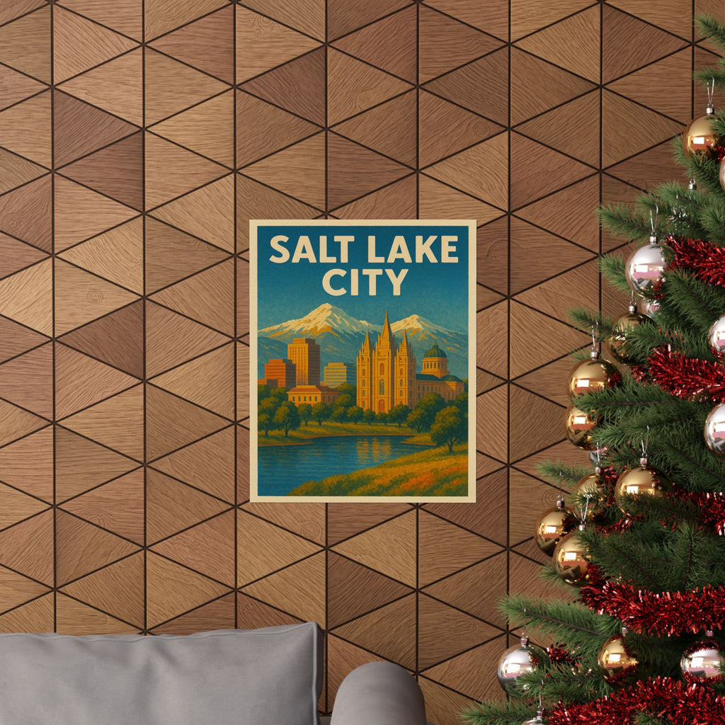 Cityscape Print - Salt Lake City