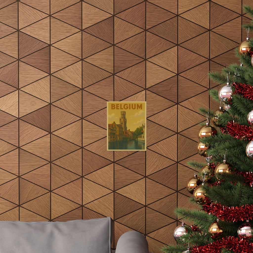 Cityscape Print - Belgium