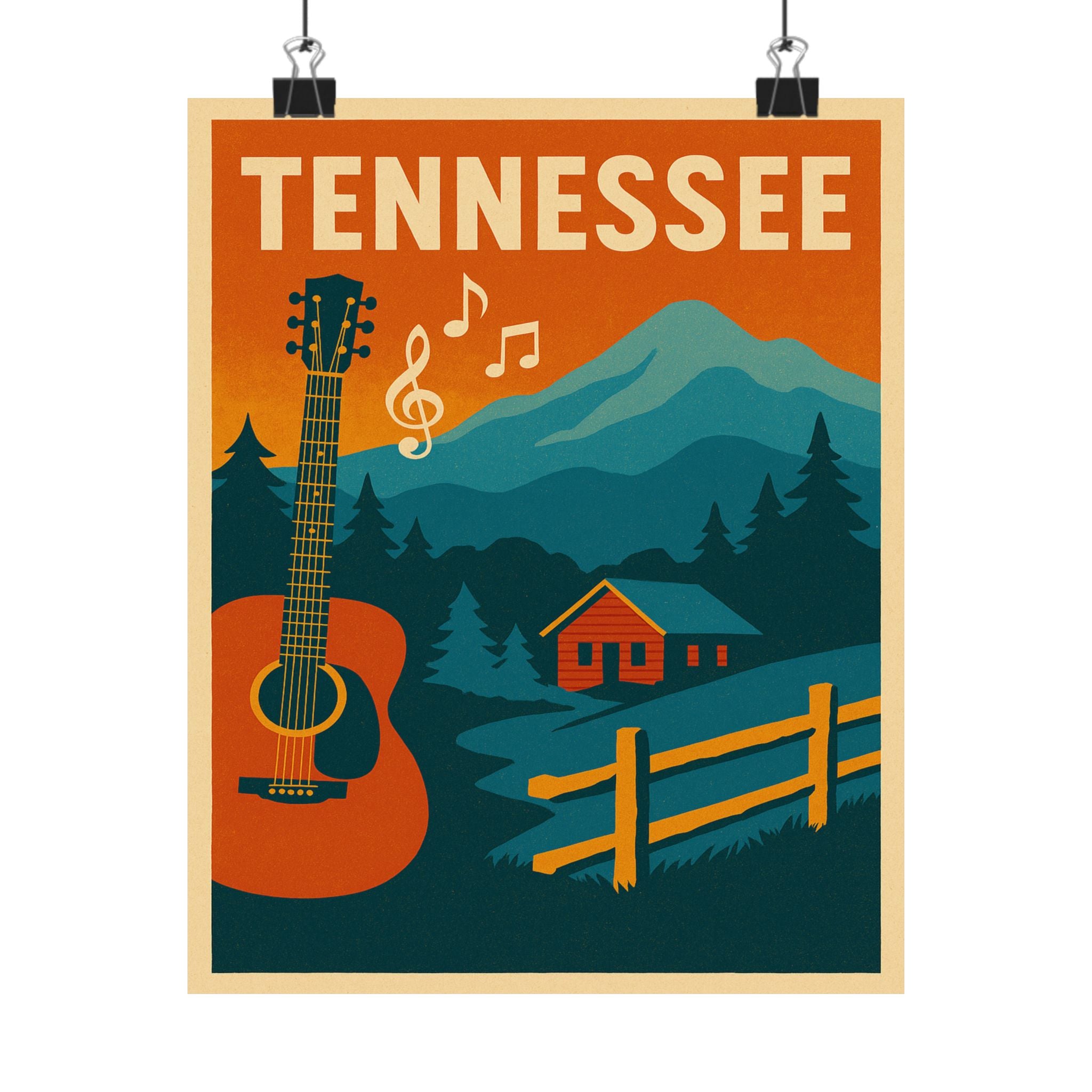 Cityscape Print - Tennessee