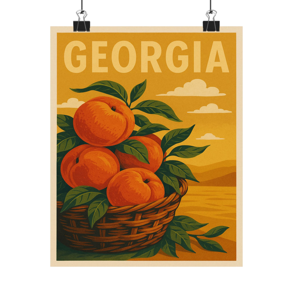 Cityscape Print - Georgia Peaches