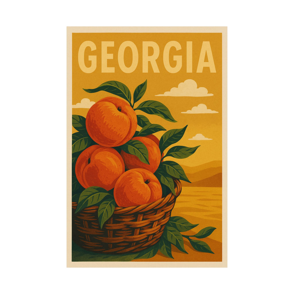 Cityscape Print - Georgia Peaches