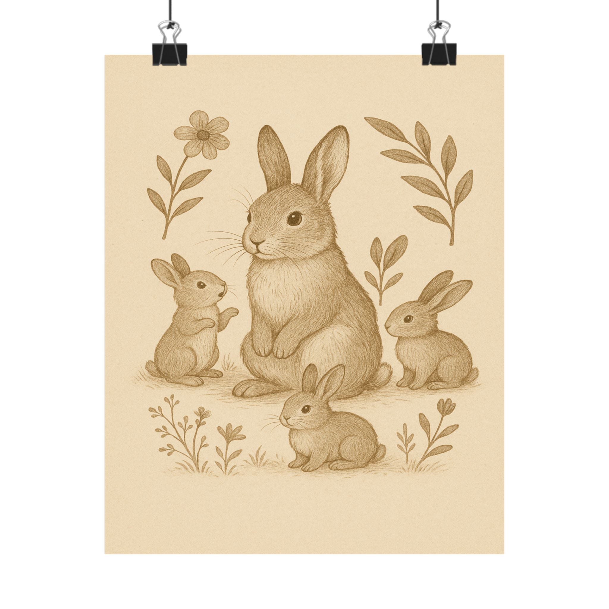 Children’s Print - Baby Rabbit