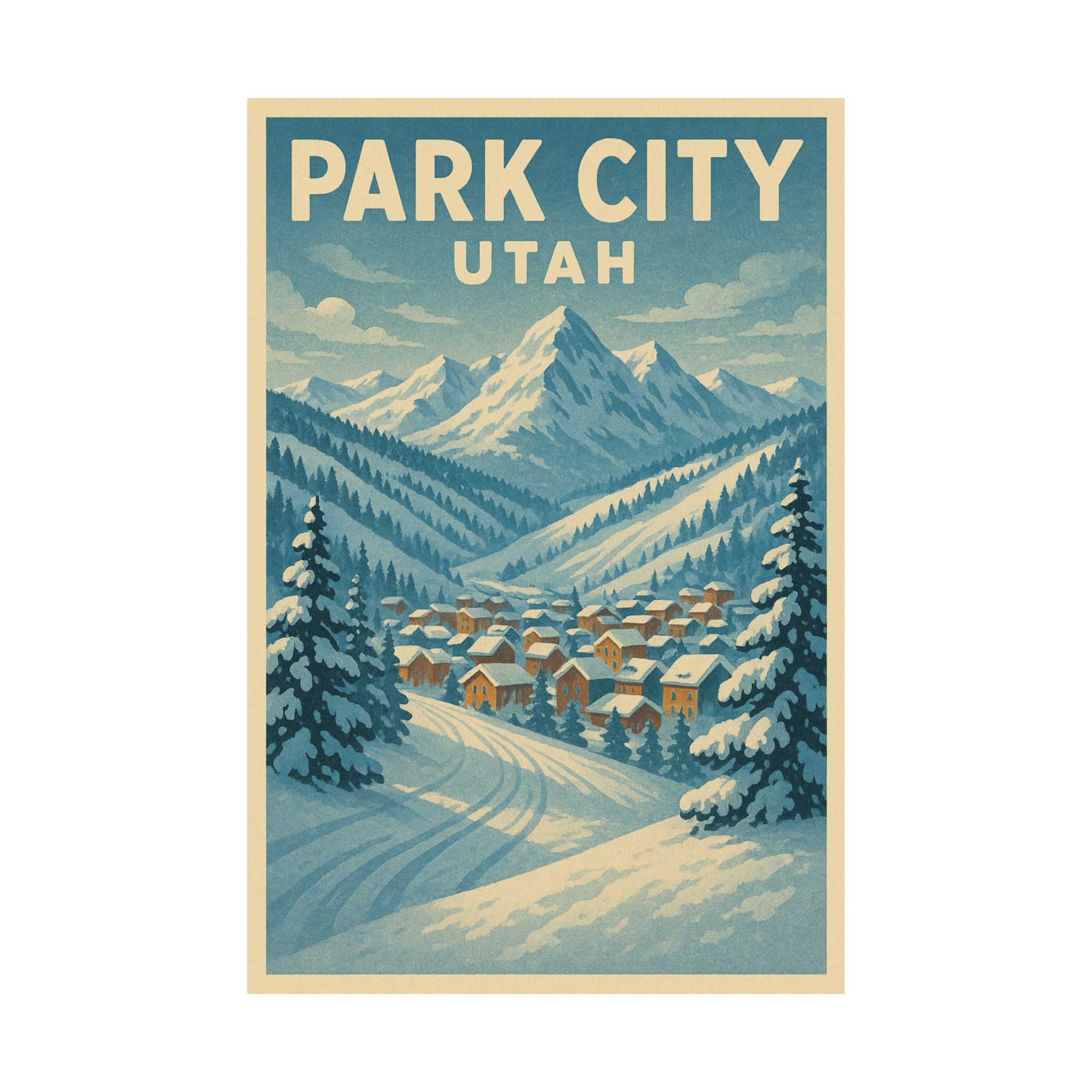 Cityscape Print - Park City
