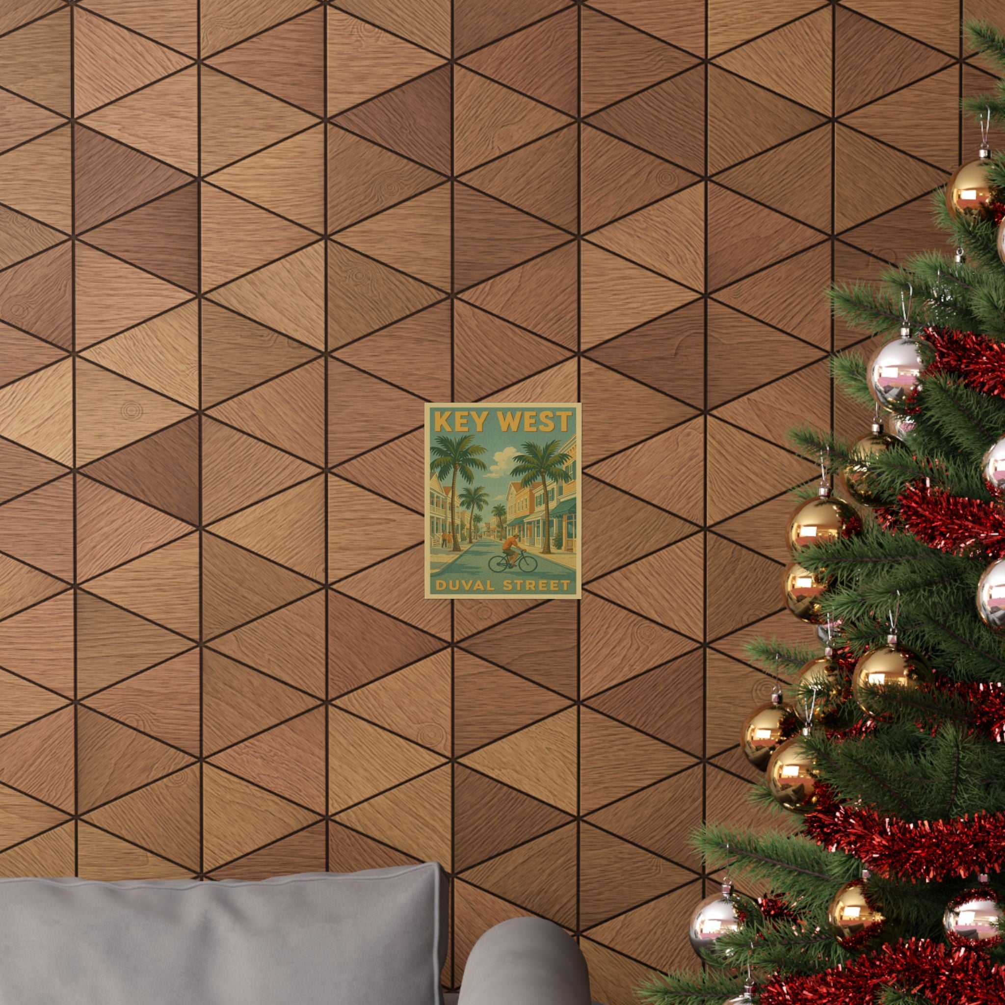 Cityscape Print - Key West Duval Street