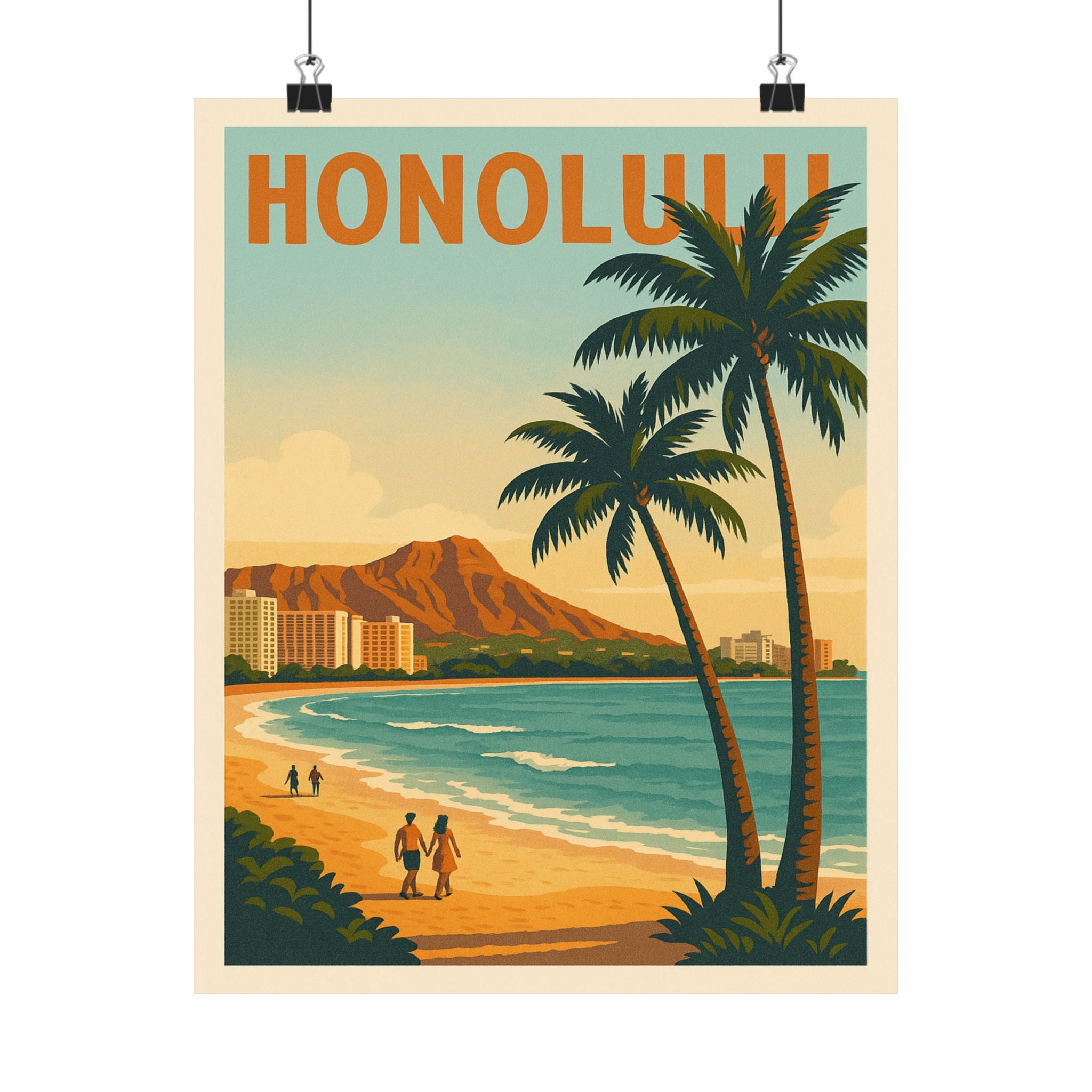 Cityscape Print - Honolulu