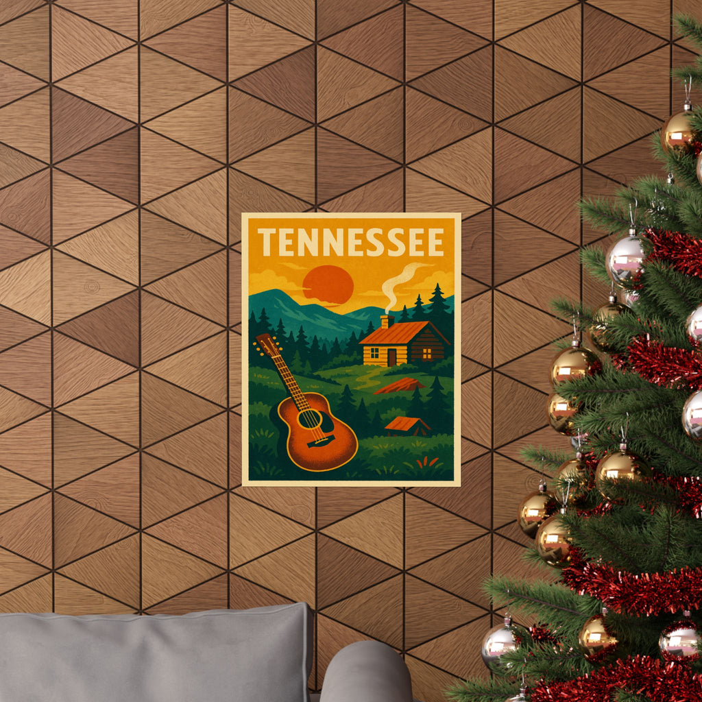 Cityscape Print - Tennessee Hillside