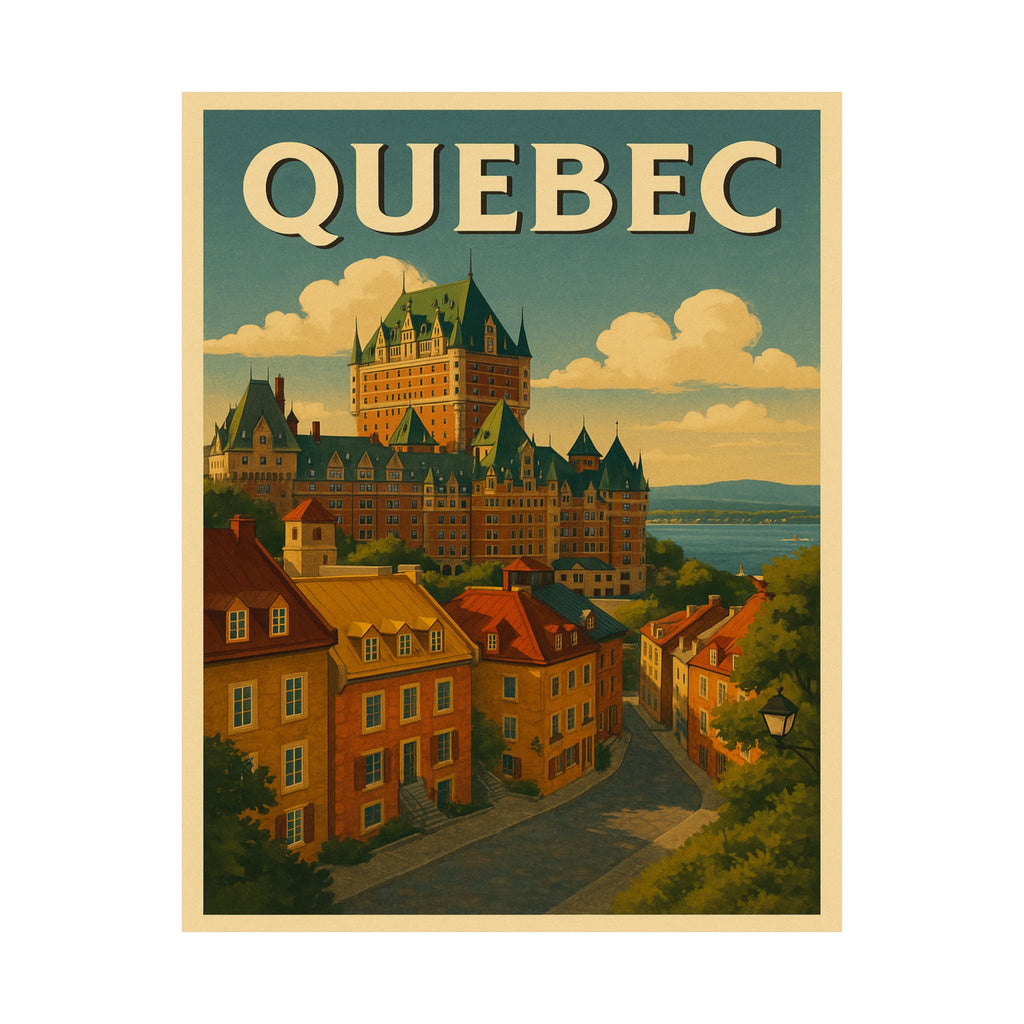 Cityscape Print - Quebec
