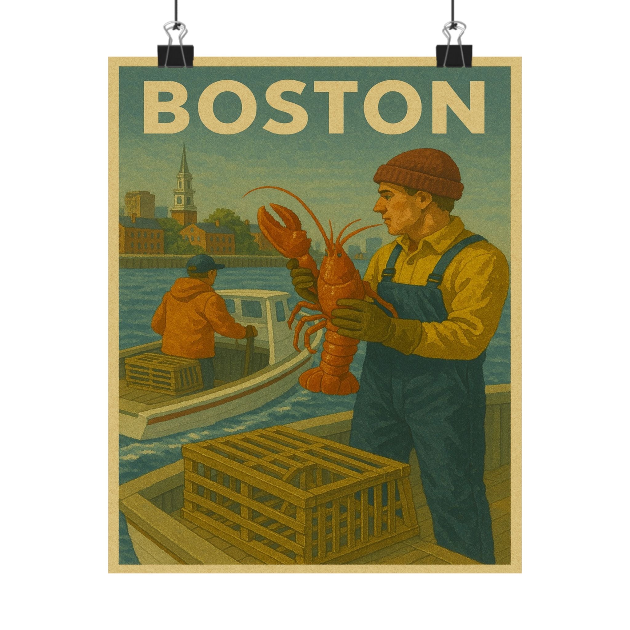 Cityscape Print - Boston