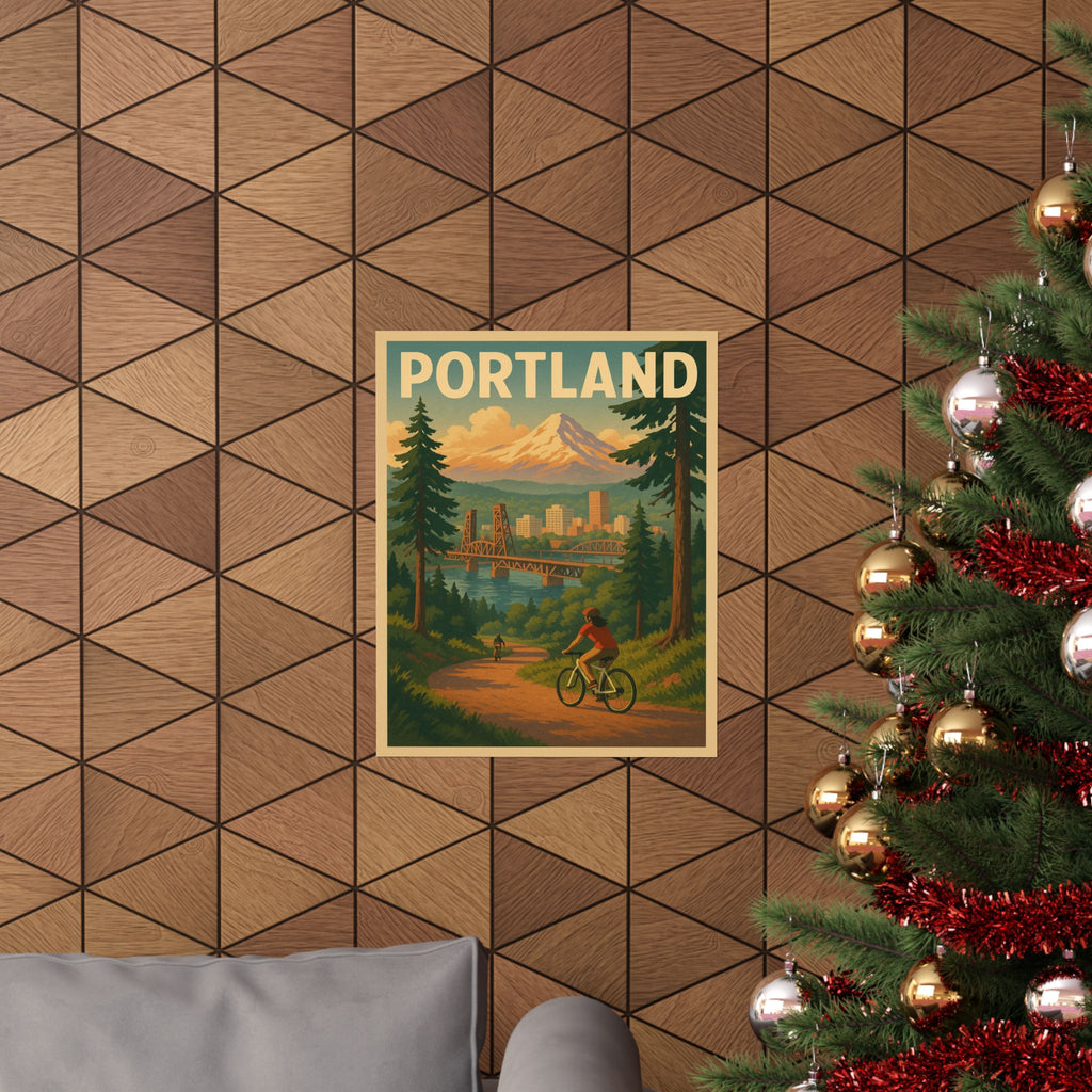 Cityscape Print - Portland Oregon