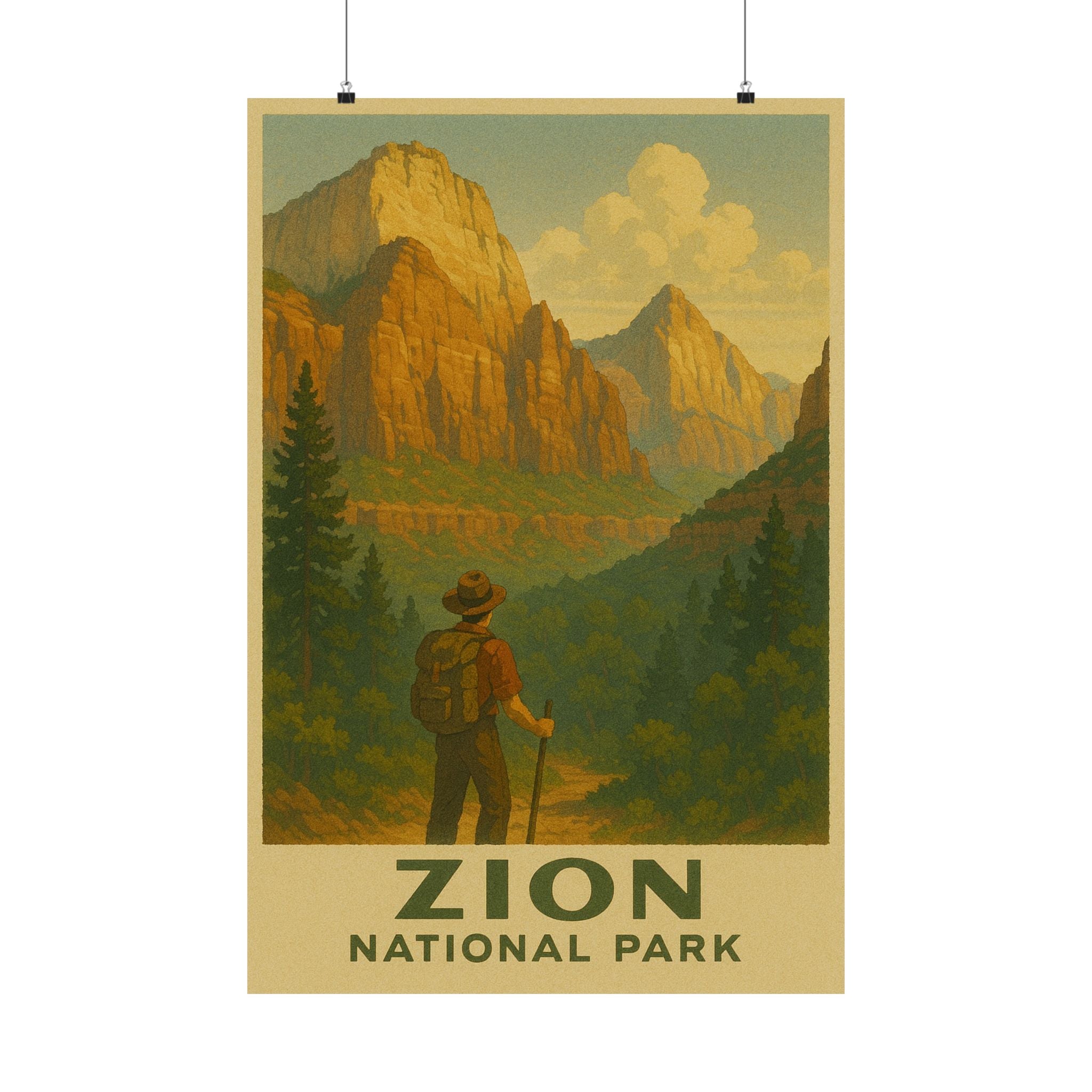 Vertical Print - Zion National Park