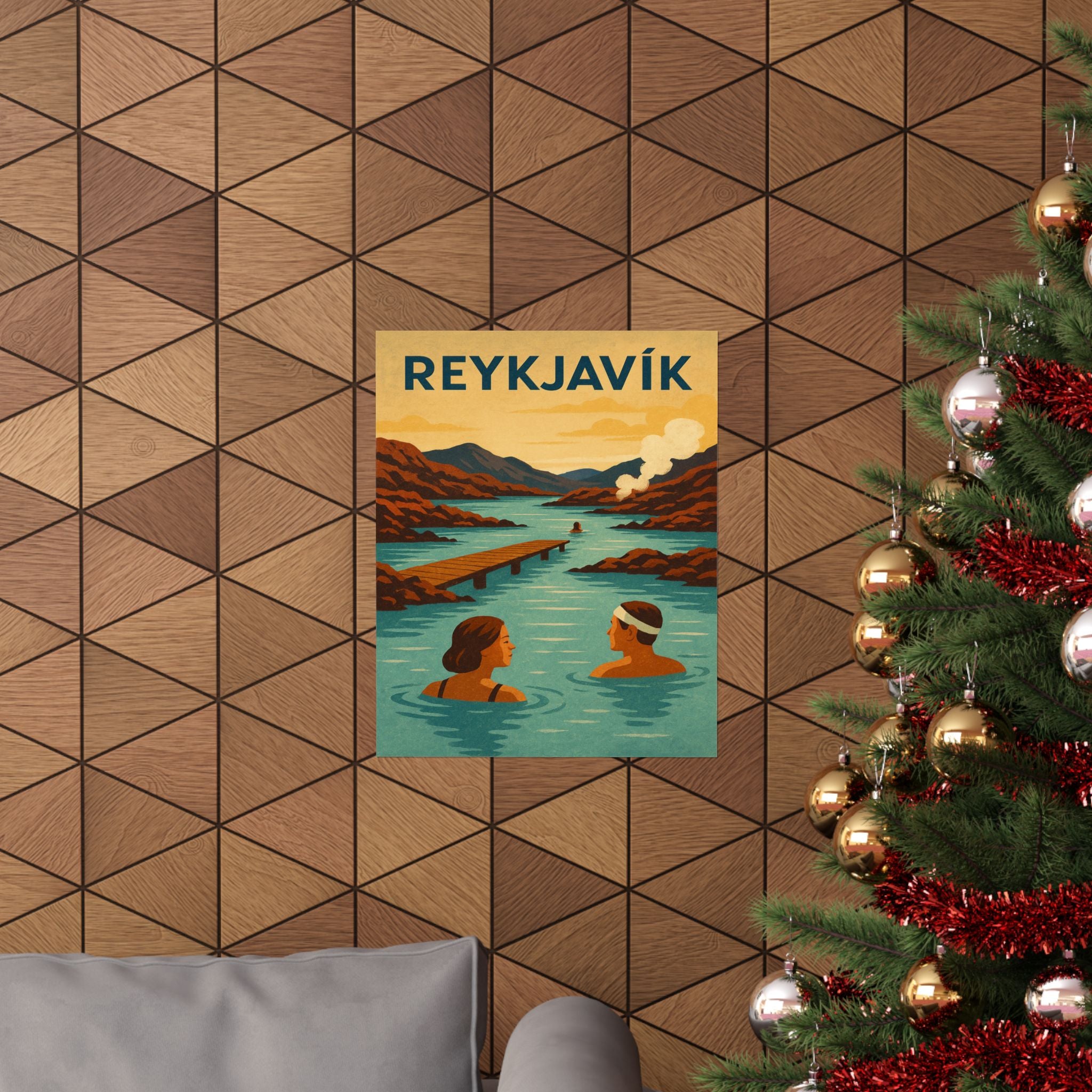 Cityscape Print - Reykjavik