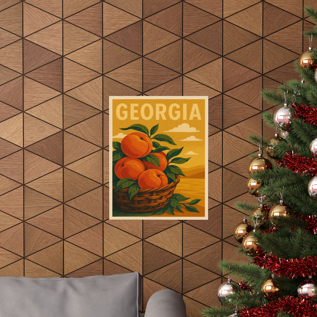 Cityscape Print - Georgia Peaches