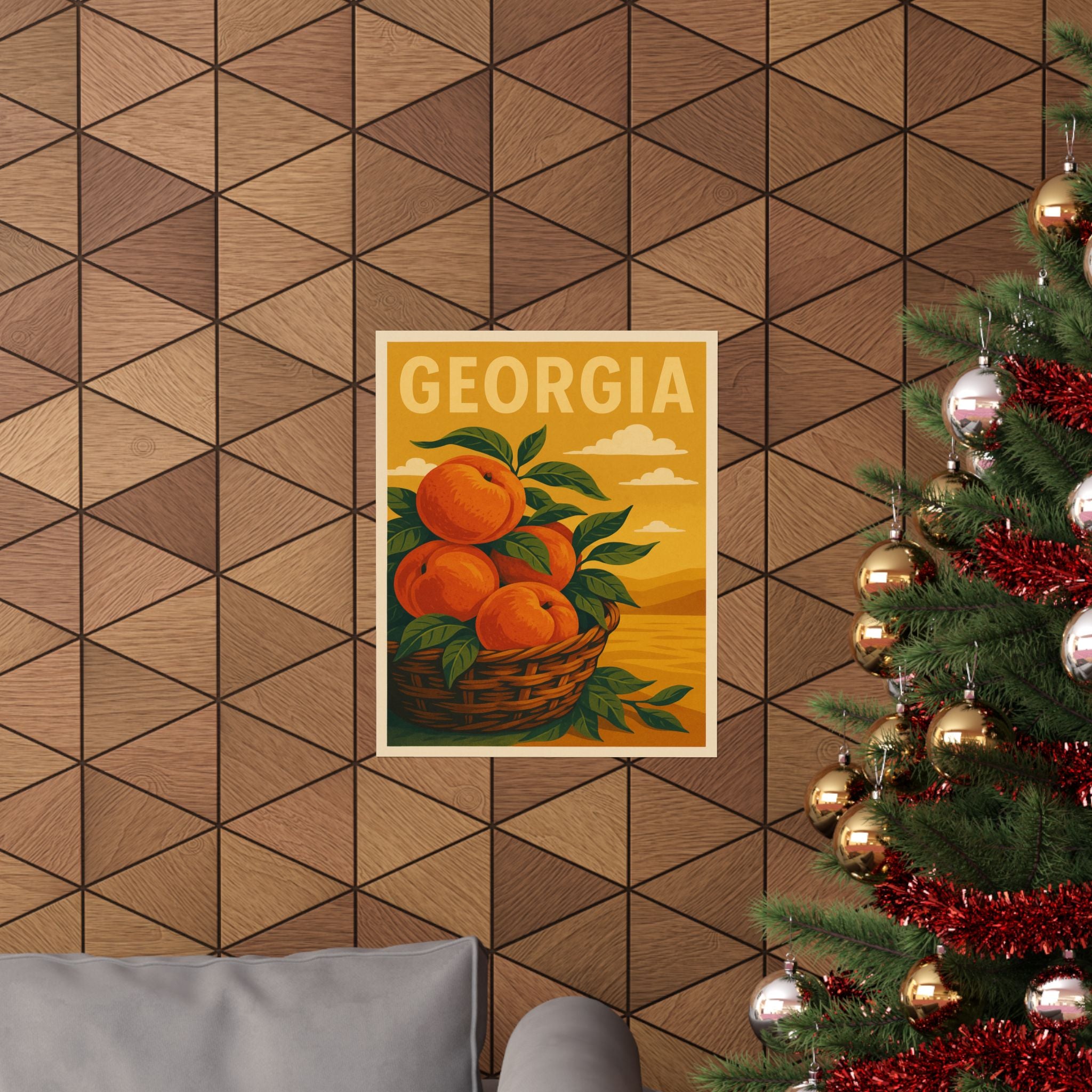 Cityscape Print - Georgia Peaches