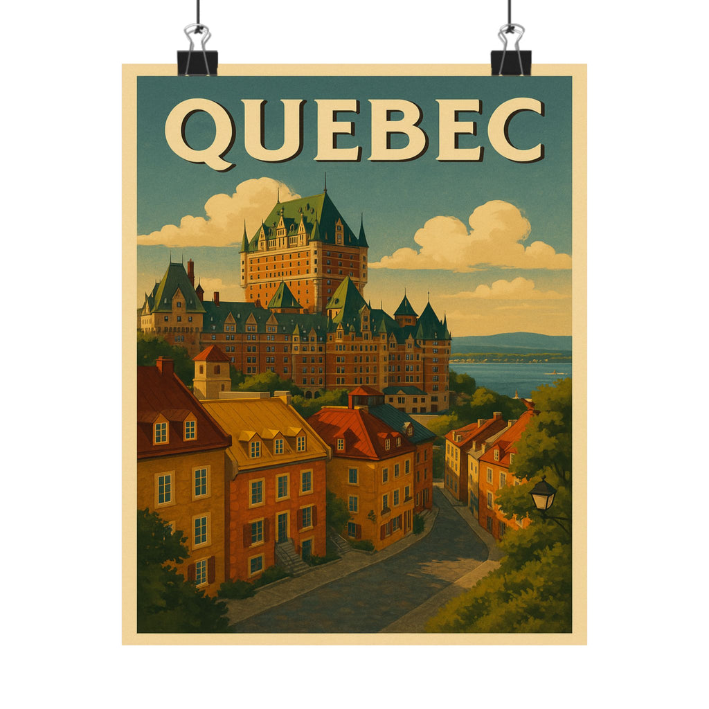 Cityscape Print - Quebec