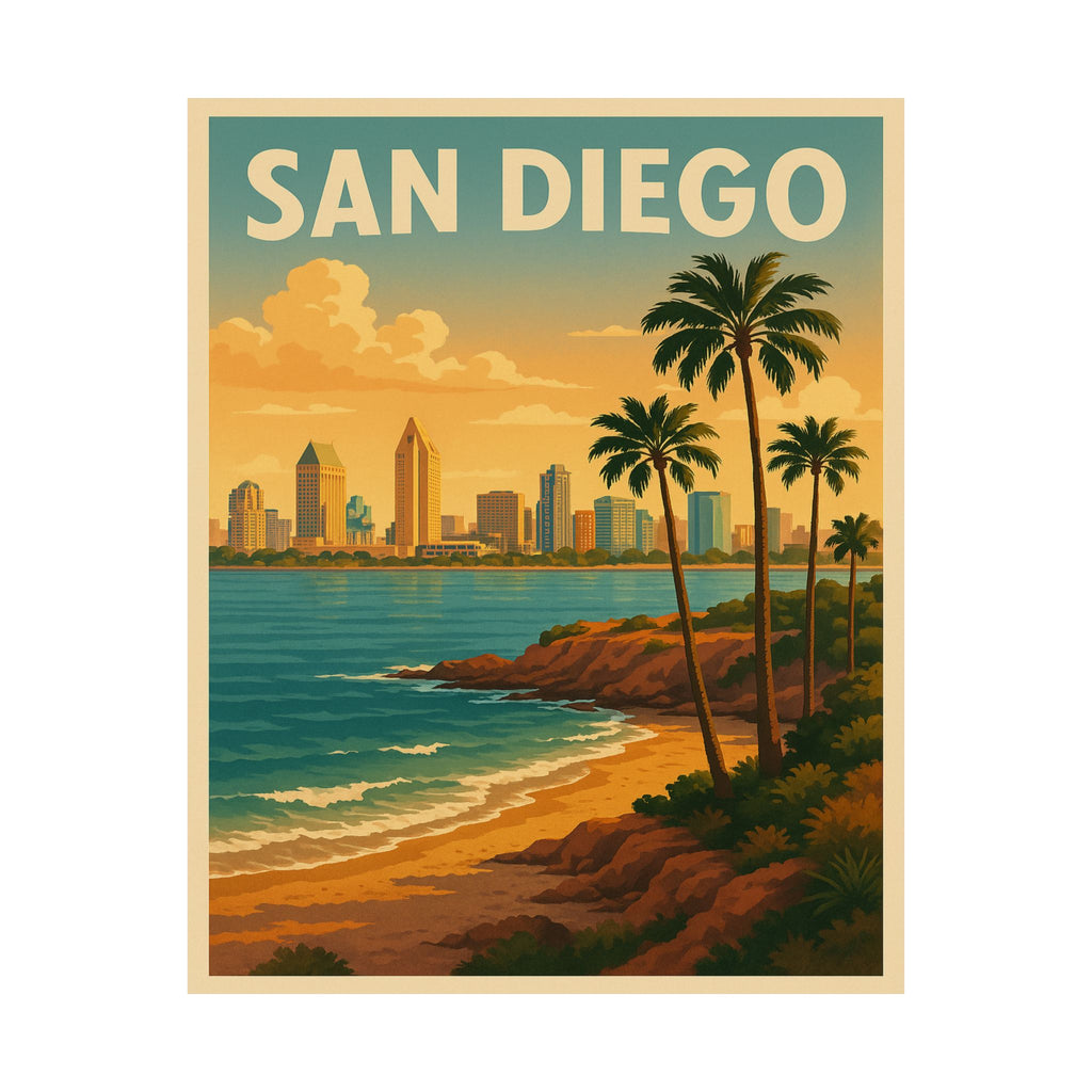 Cityscape Print - San Diego