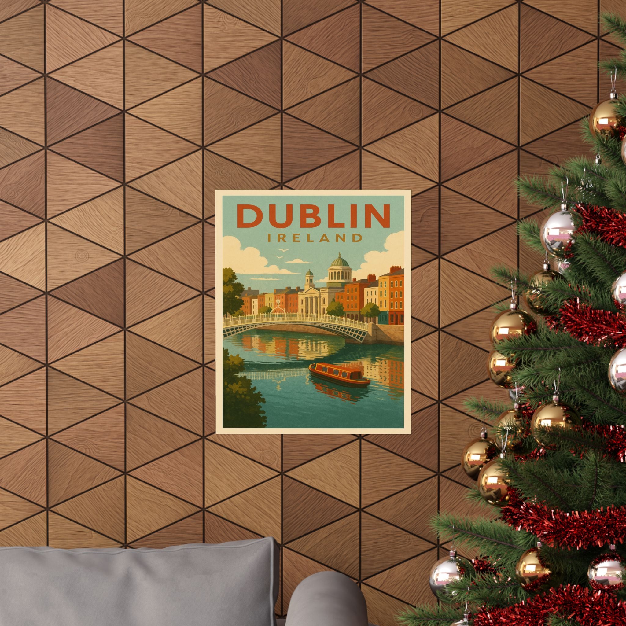 Cityscape Print - Dublin Ireland