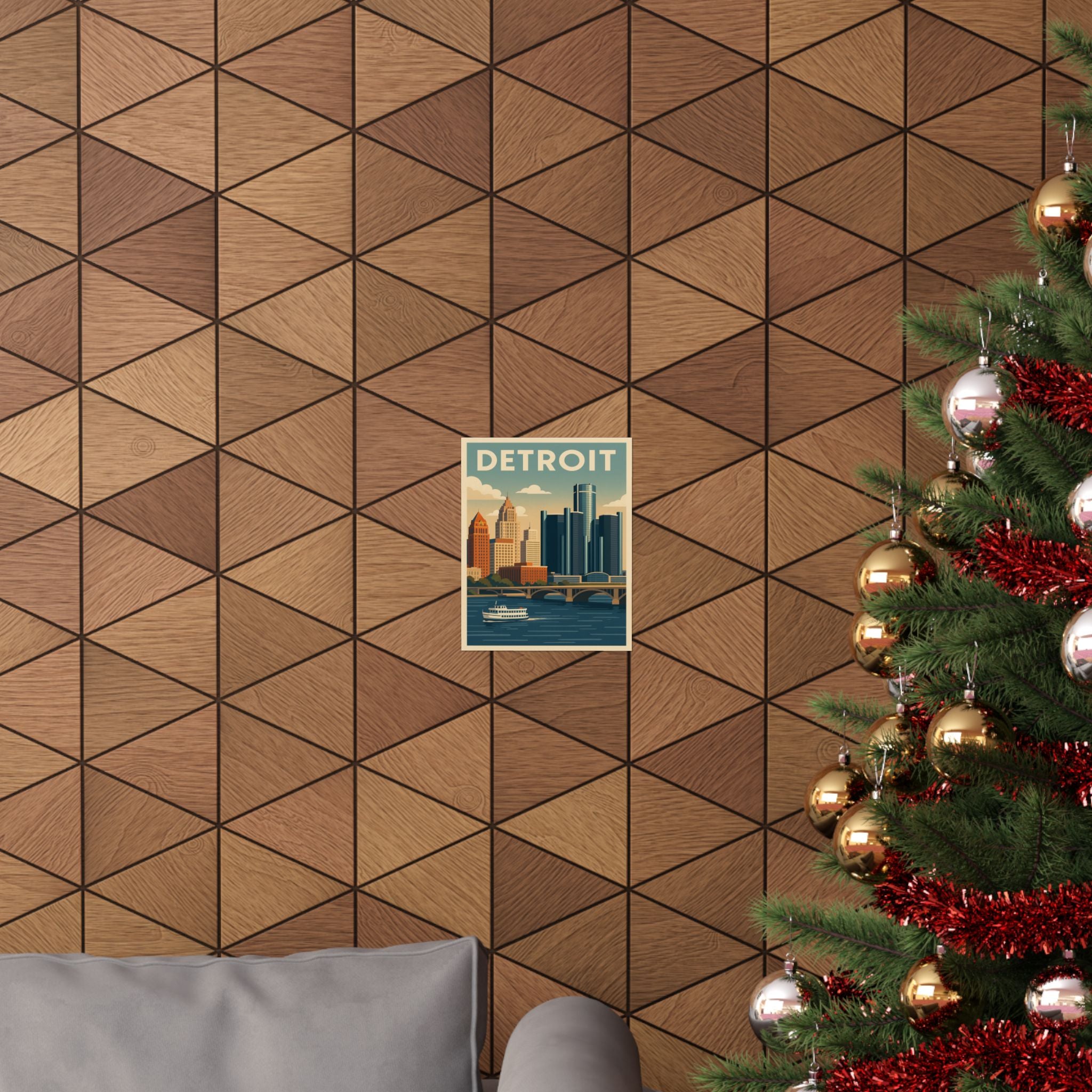 Cityscape Print - Detroit