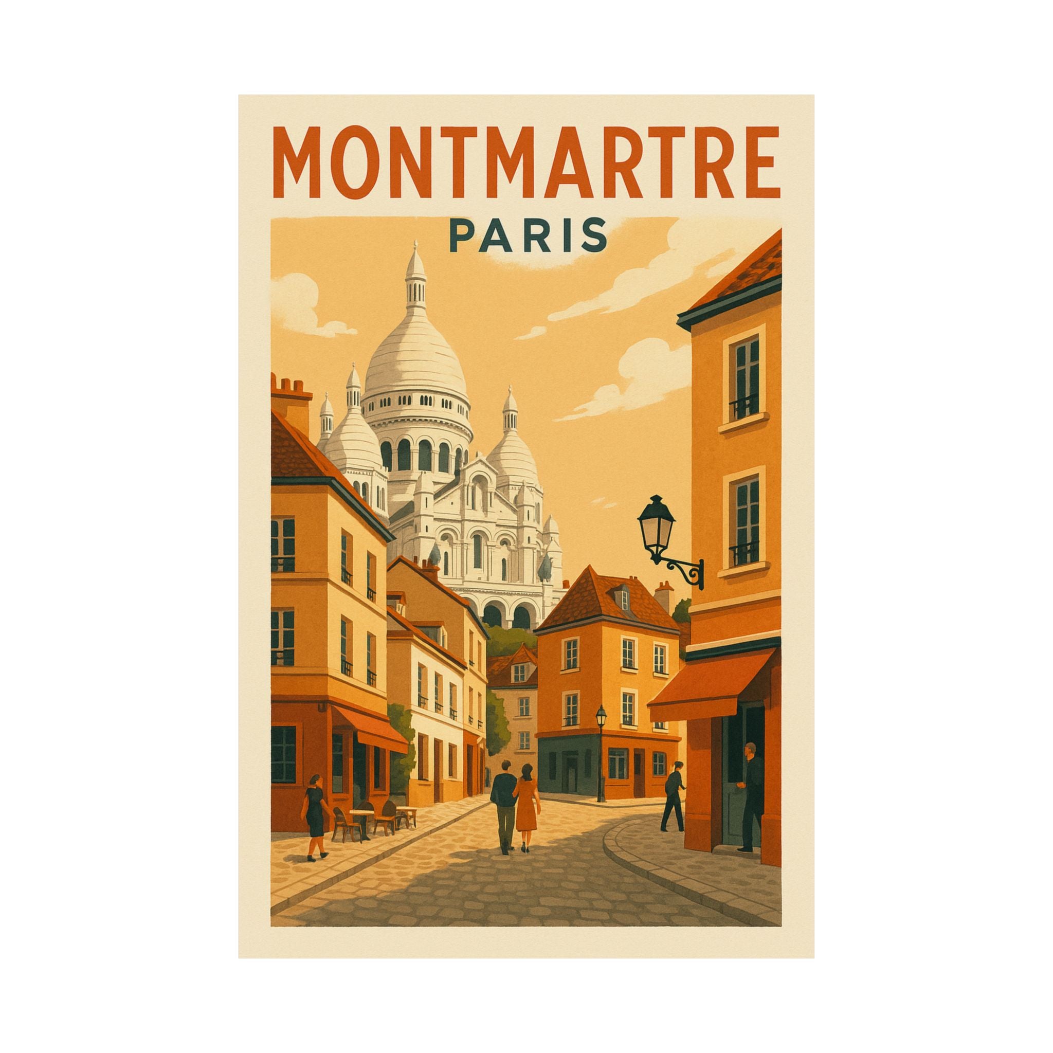 Cityscape Print - Montmartre Paris