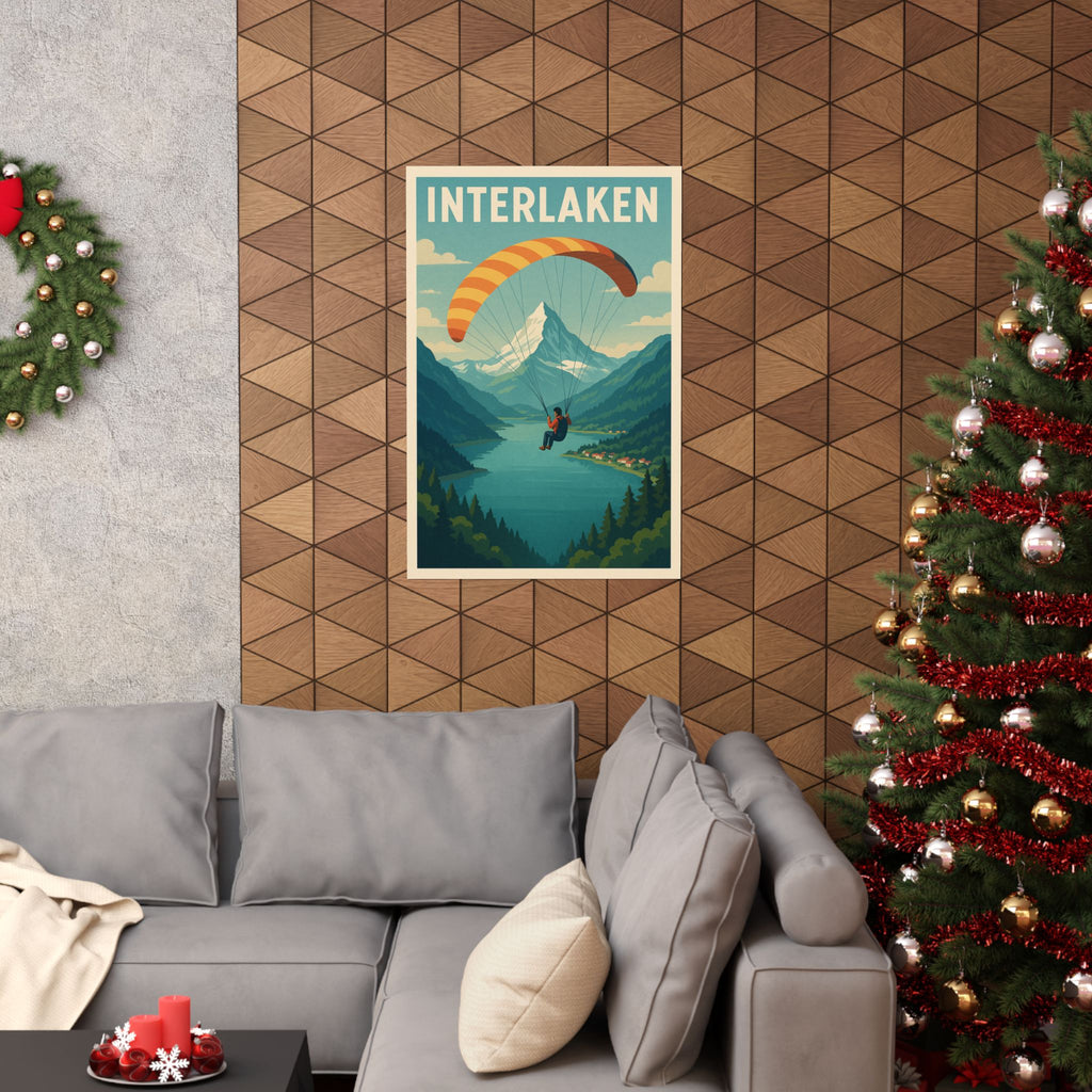 Cityscape Print - Interlaken Switzerland