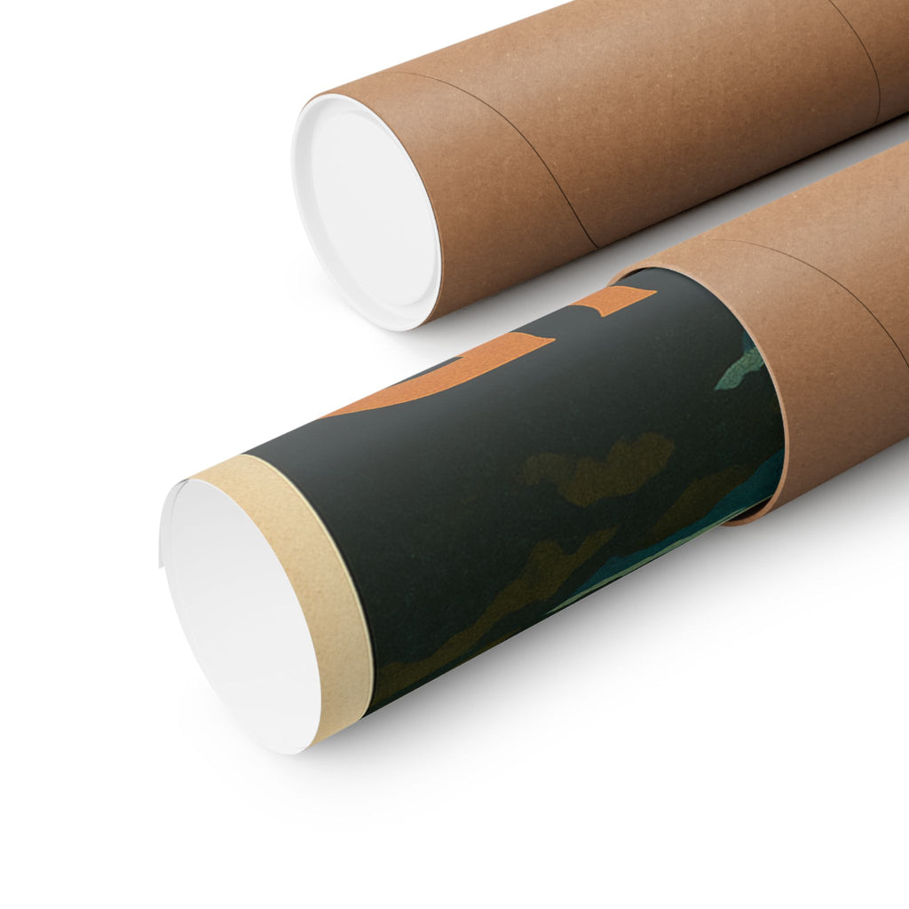 Cityscape Print - Iceland Northern Lights