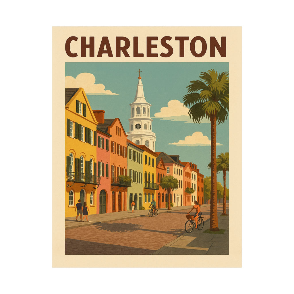 Cityscape Print - Charleston South Carolina