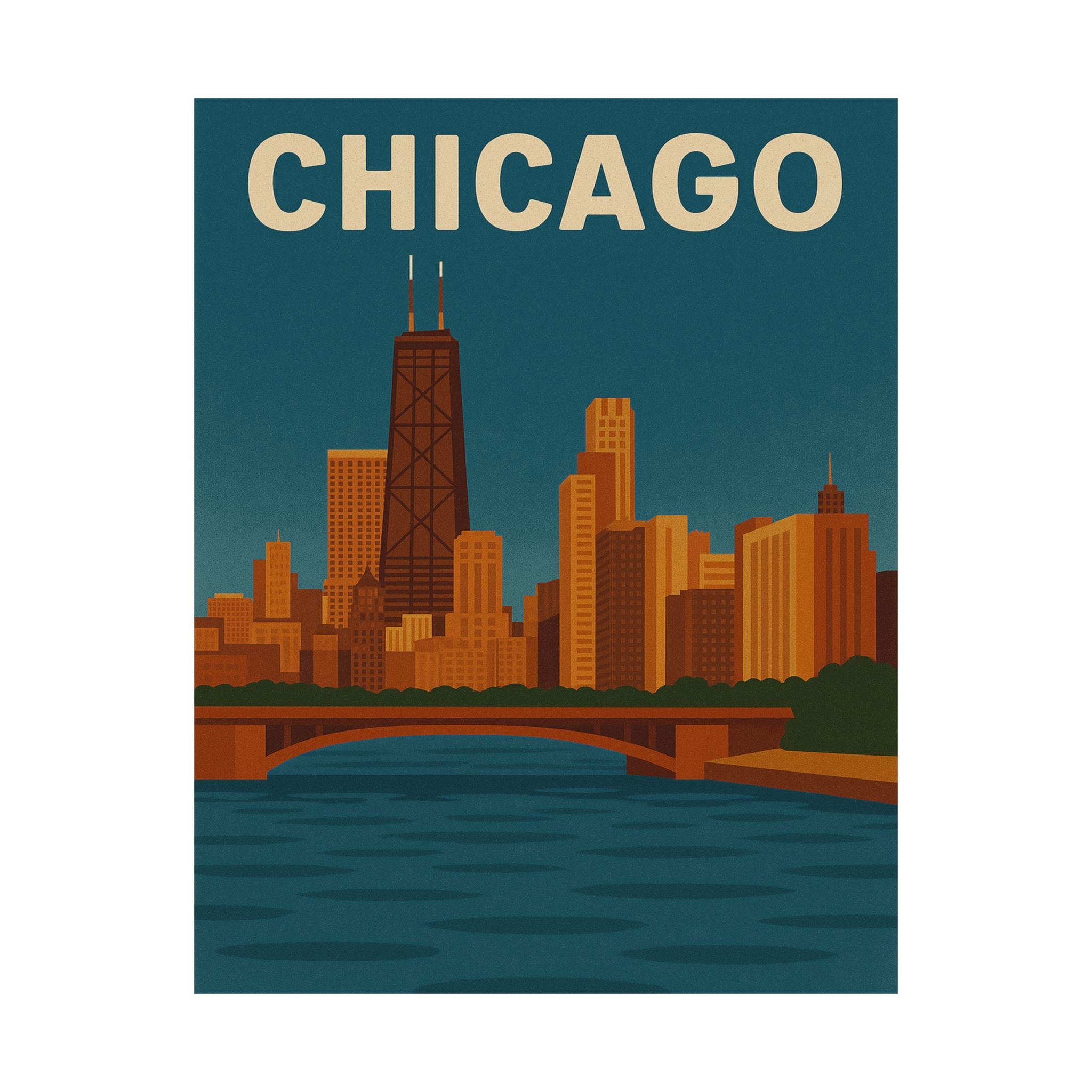 Cityscape Print - Chicago