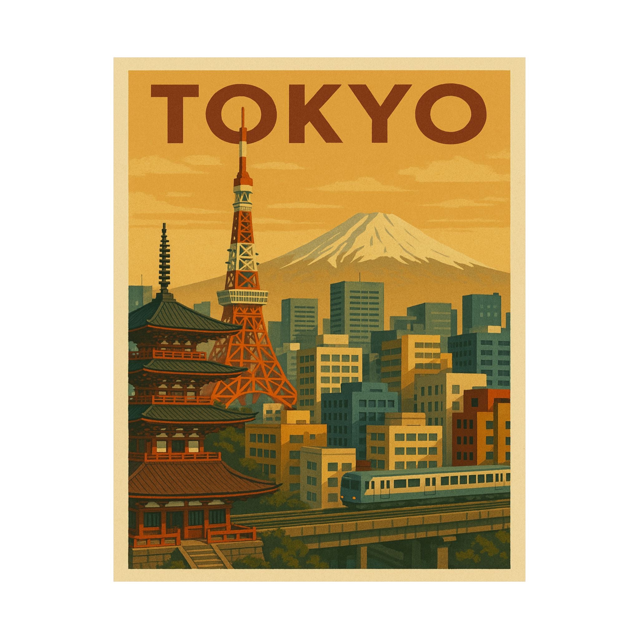 Cityscape Print - Tokyo