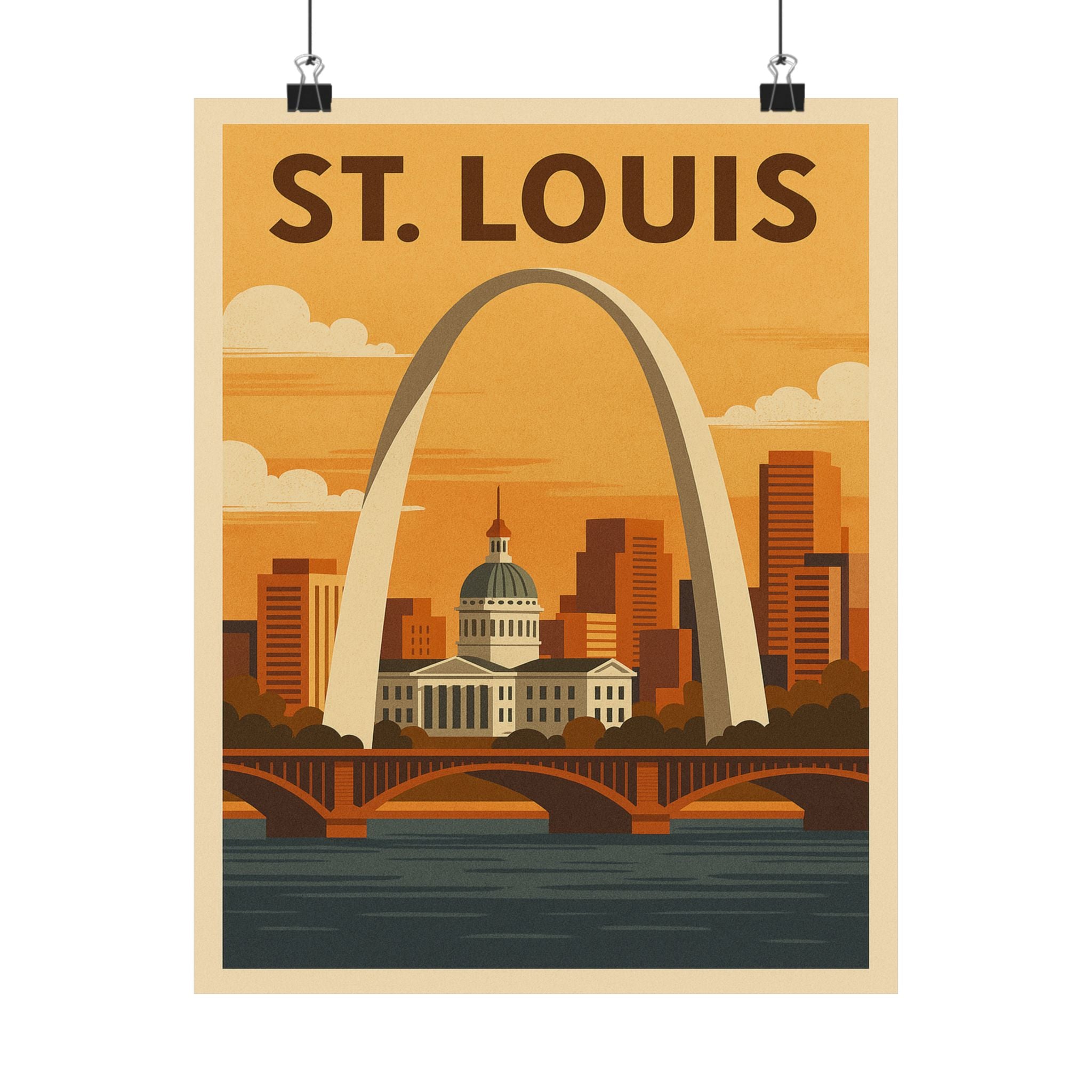 Cityscape Print - St. Louis