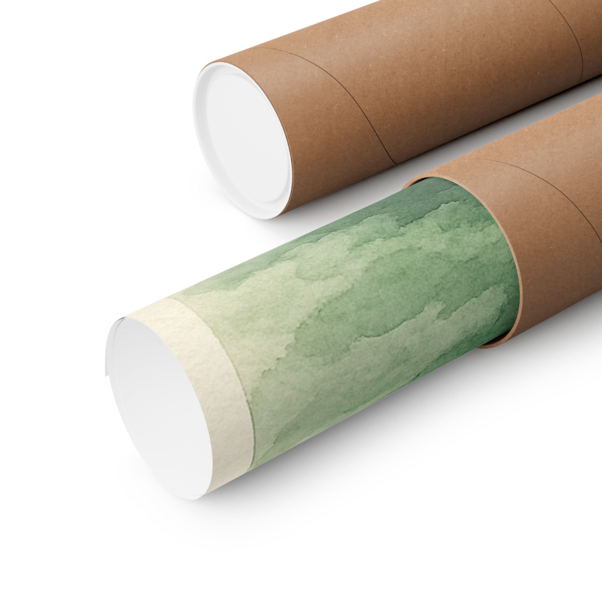 Abstract Art - Green Watercolor 1